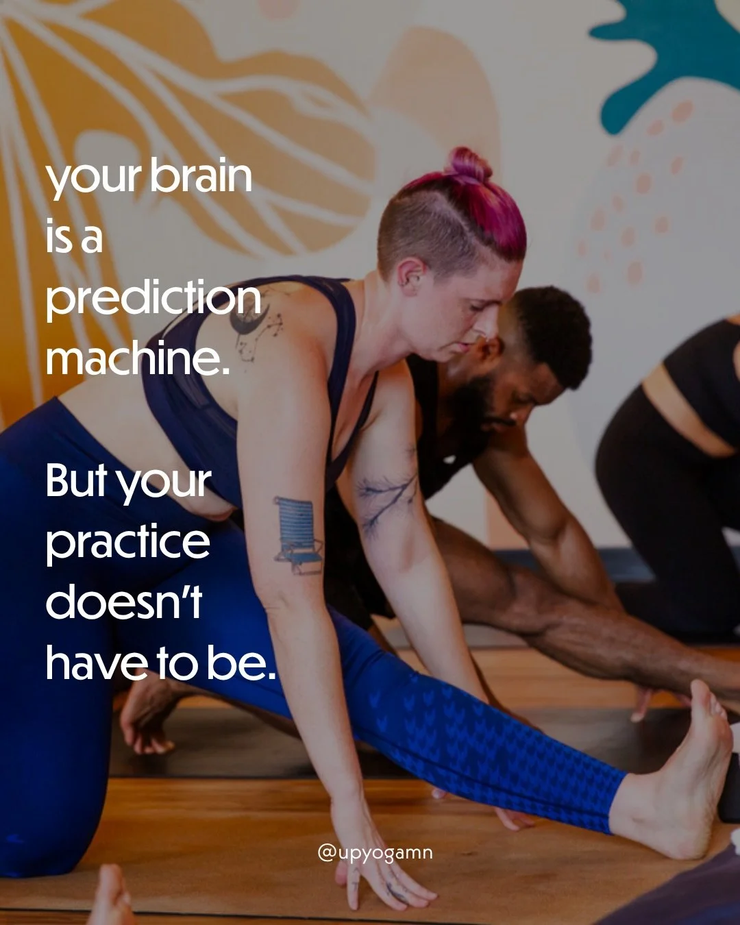 A thought from recent classes&hellip;swipe through and comment your thoughts. Where does possibility show up for you? 

🆙⭐️&hearts;️

#upyoga #possibility #curious #letgo #minneapolisyoga