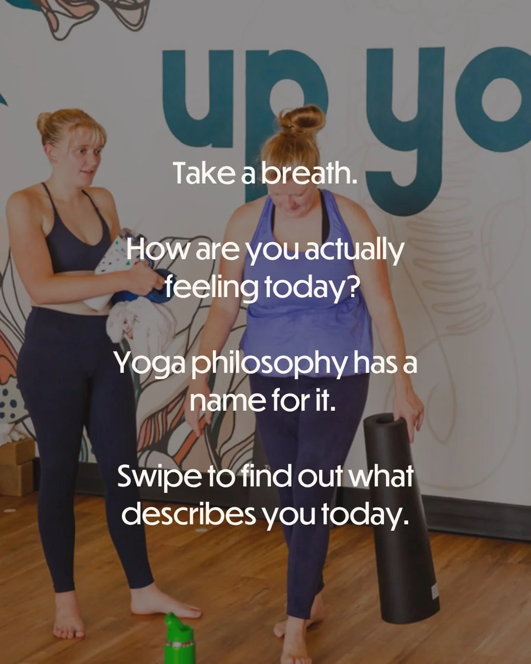 Before you book your next class, check in, how are you actually feeling today? 🌀

Yoga philosophy describes three qualities of energy called the gunas. They show up in your mood, your body and the way your mind moves through the day. And they can te