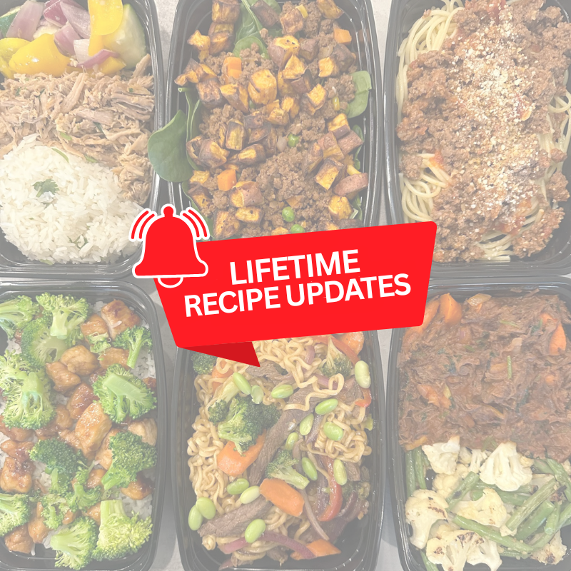 Lifetime Recipe Vault — 250+ recipes and growing