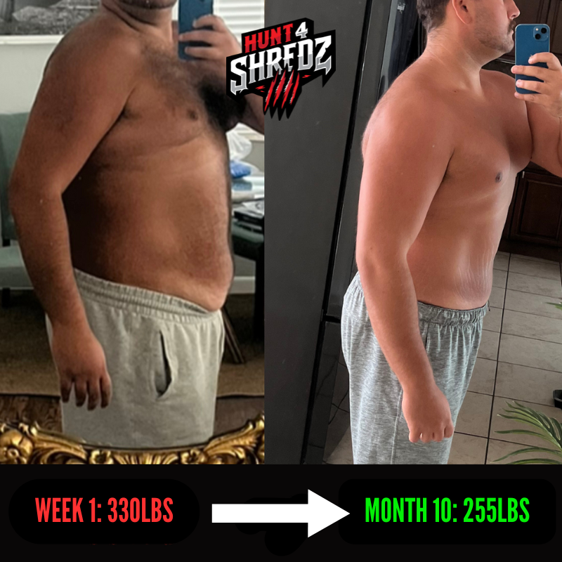 Jake's 75-pound weight loss transformation