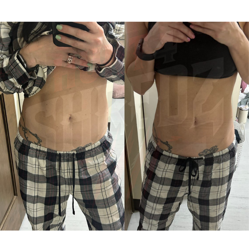 Midsection fat loss mom Hunt4shredz 12 Week Shred Strategy
