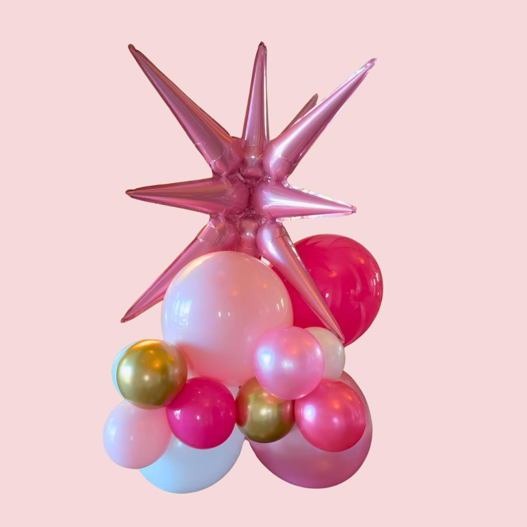 Balloons on bottom of numbers