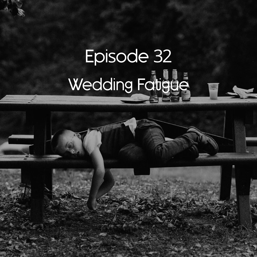 Episode 32 | Wedding Fatigue 

It&rsquo;s October! The cameras are heavy, the edit queues are long and the coffee&rsquo;s running dangerously low. In this episode, James, Olly, and Ollie sit down for an honest and heartfelt chat about wedding fatigue