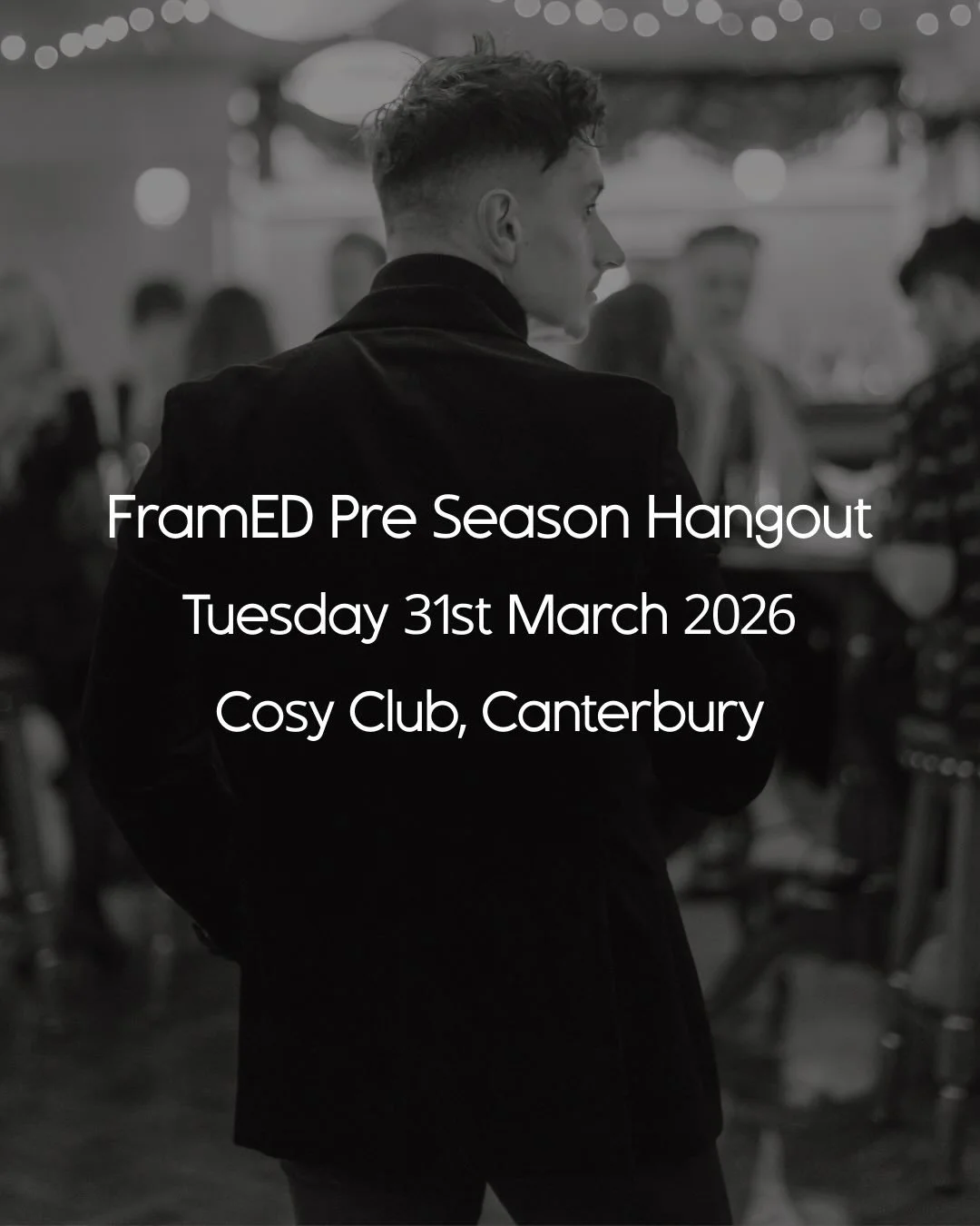 FramED Pre Season Drinks, Tuesday 31st March 2026 🍻✨

We&rsquo;re getting everyone together for a proper catch up before wedding season kicks off. A relaxed evening with the FramED community, no talks, no agenda, just drinks, food, laughs, and a roo