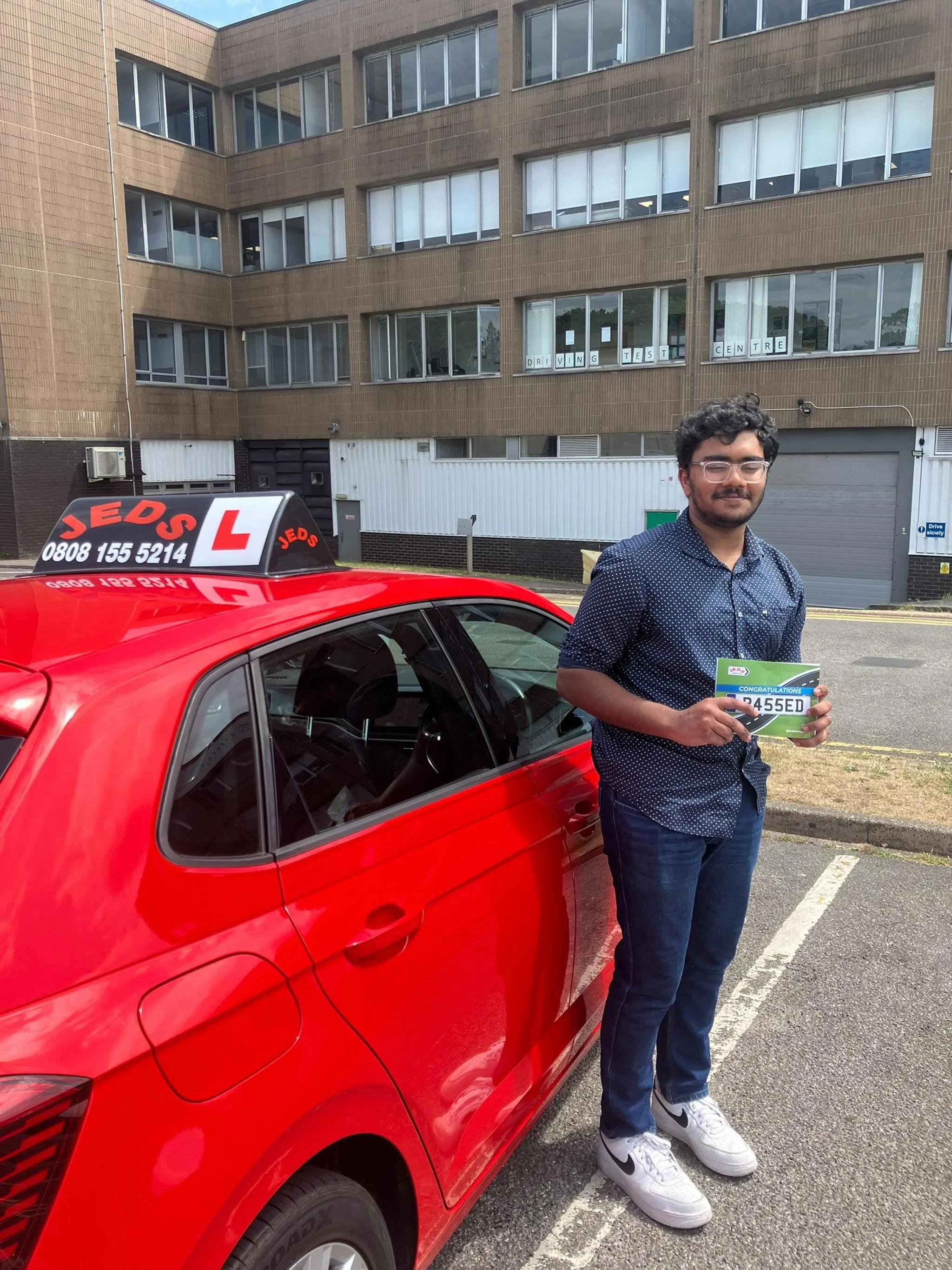 Dan passed 1st time at Redhill, with Dan &amp; Lynn !🥇

Well done and all the best for your future on the roads!🚗📚

#firsttimepass #driverslicense #drivinglessons #drivingschool #jeds