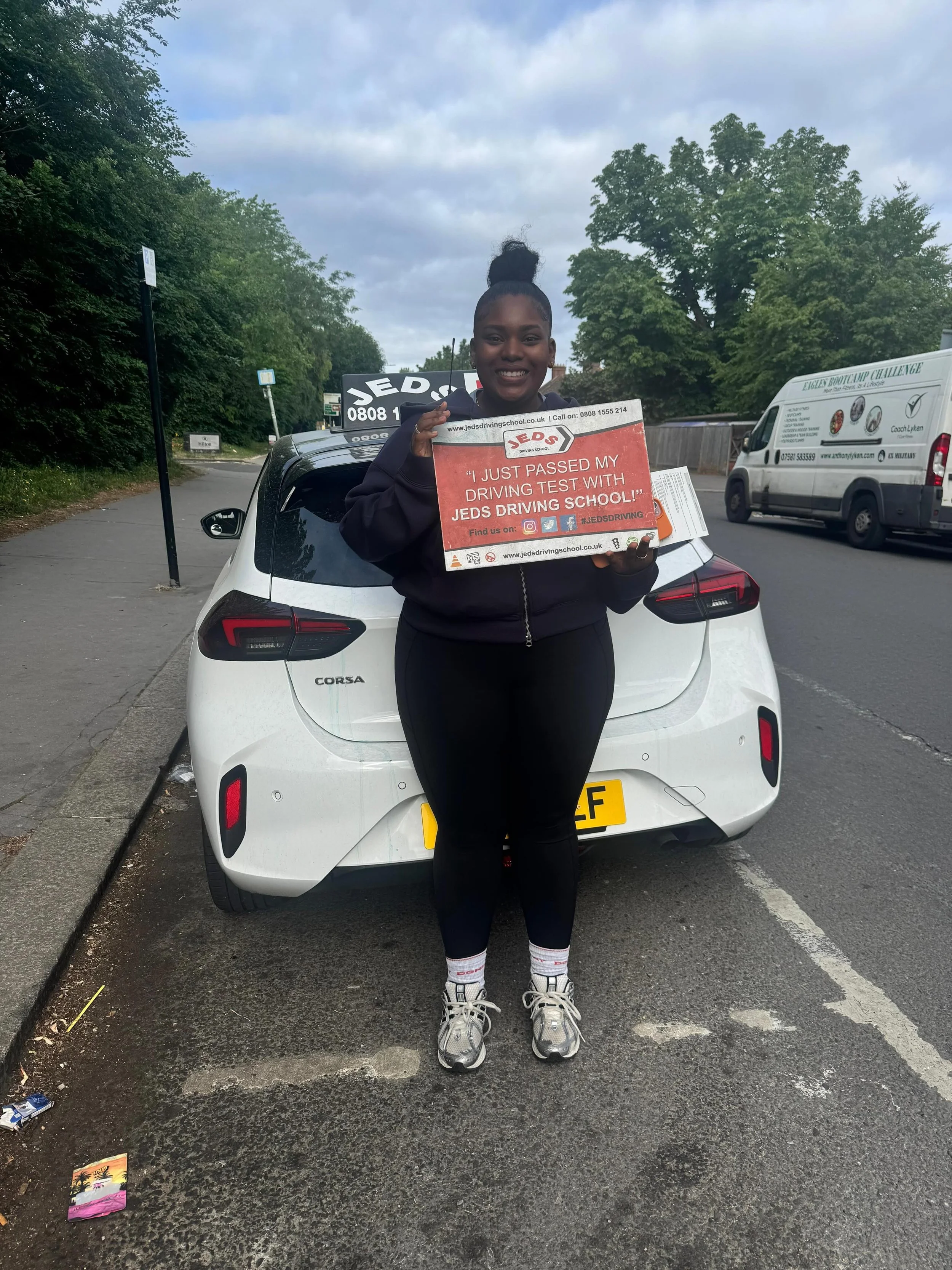 Teyha passed at Mitcham, with Maria K !🥳

Well done and all the best for your future on the roads!🚗📚

#passed #driverslicense #drivinglessons #drivingschool #jeds