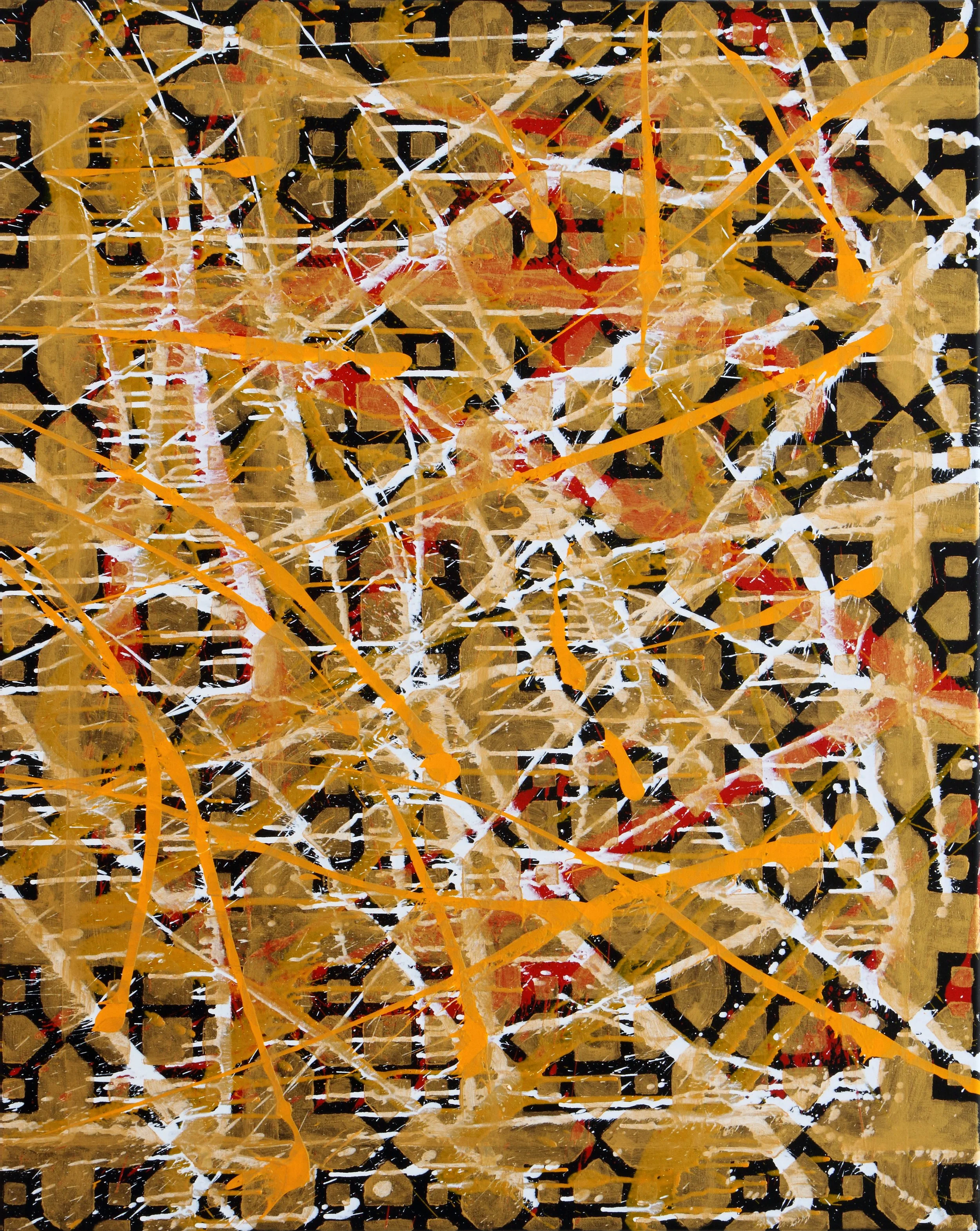 Oriente Nero
(2023)
80 x 100 x 2,5 cm / 31.5 x 39.4 x 0.98 inch 
Acrylics on canvas with wooden frame