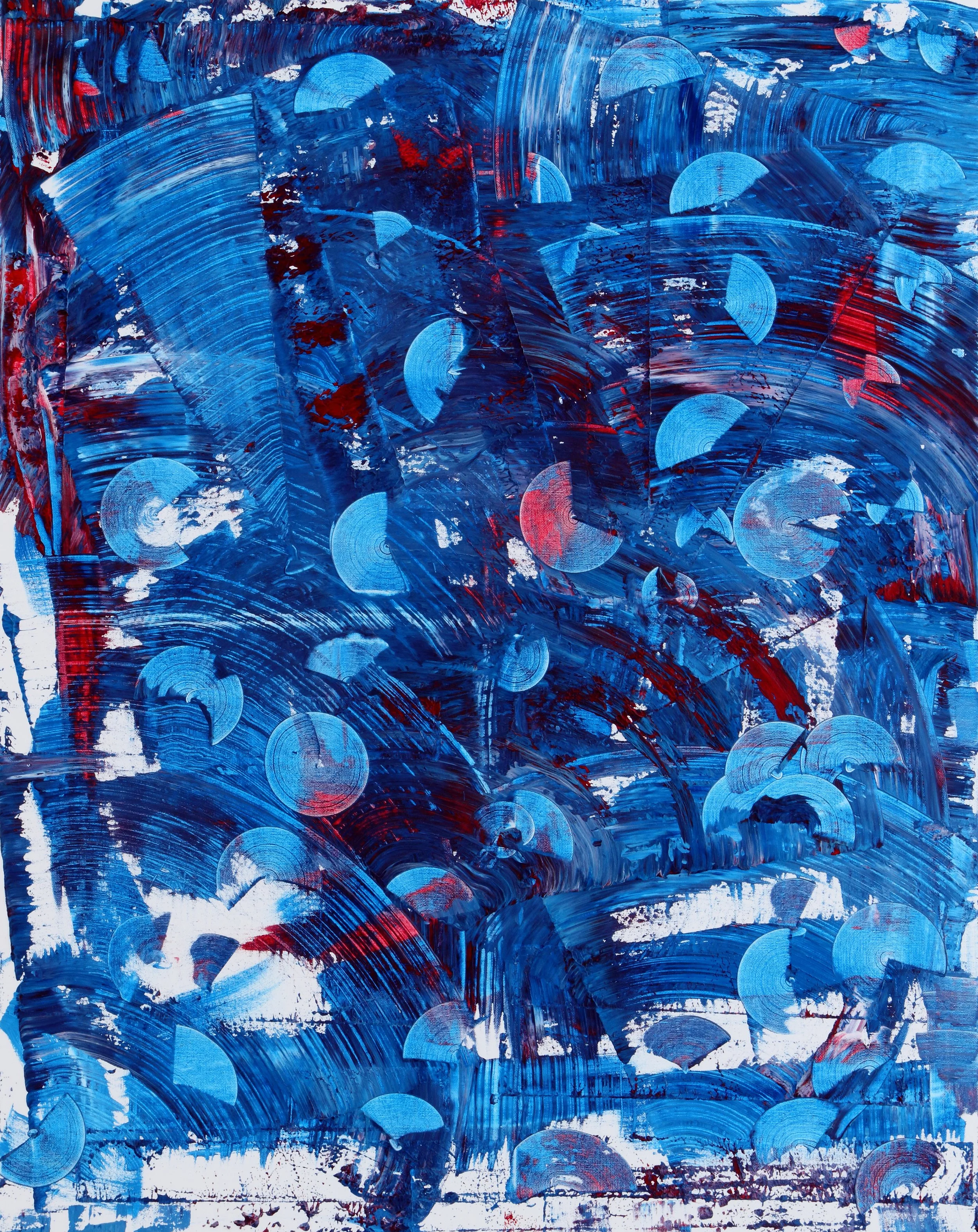 Pac Man
(2019)
80 x 100 x 2,5 cm / 31.5 x 39.4 x 0.98 inch 
Oil on canvas with wooden frame