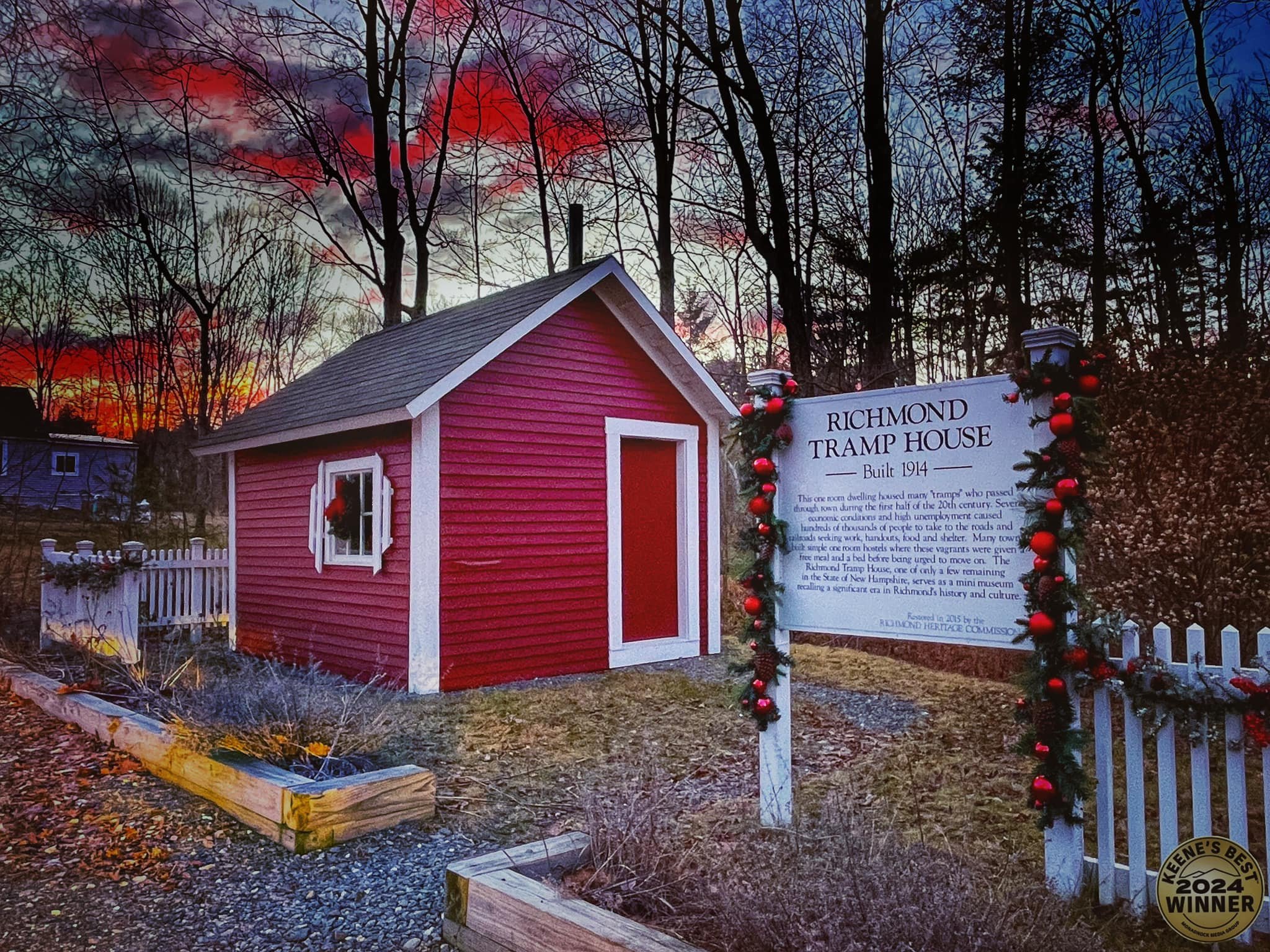 Tramp House - (photo courtesy of Darlene Frances.) This one room dwelling housed many “tramps” who passed through town during the first half of the 20th century. Severe economic conditions and high unemployment caused hundreds of thousands of people 