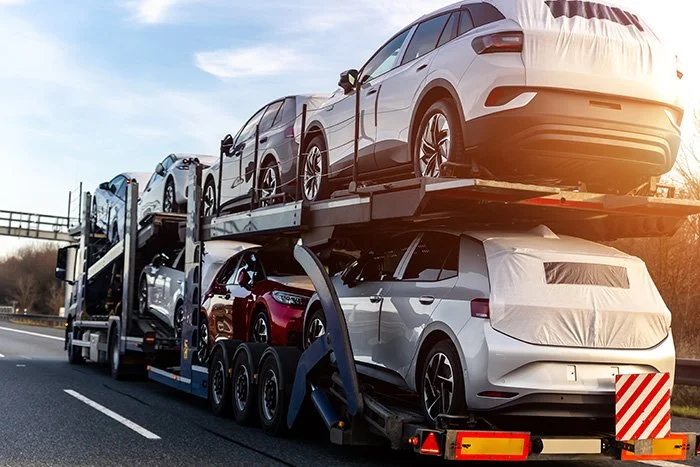 New Cars on a Transporter