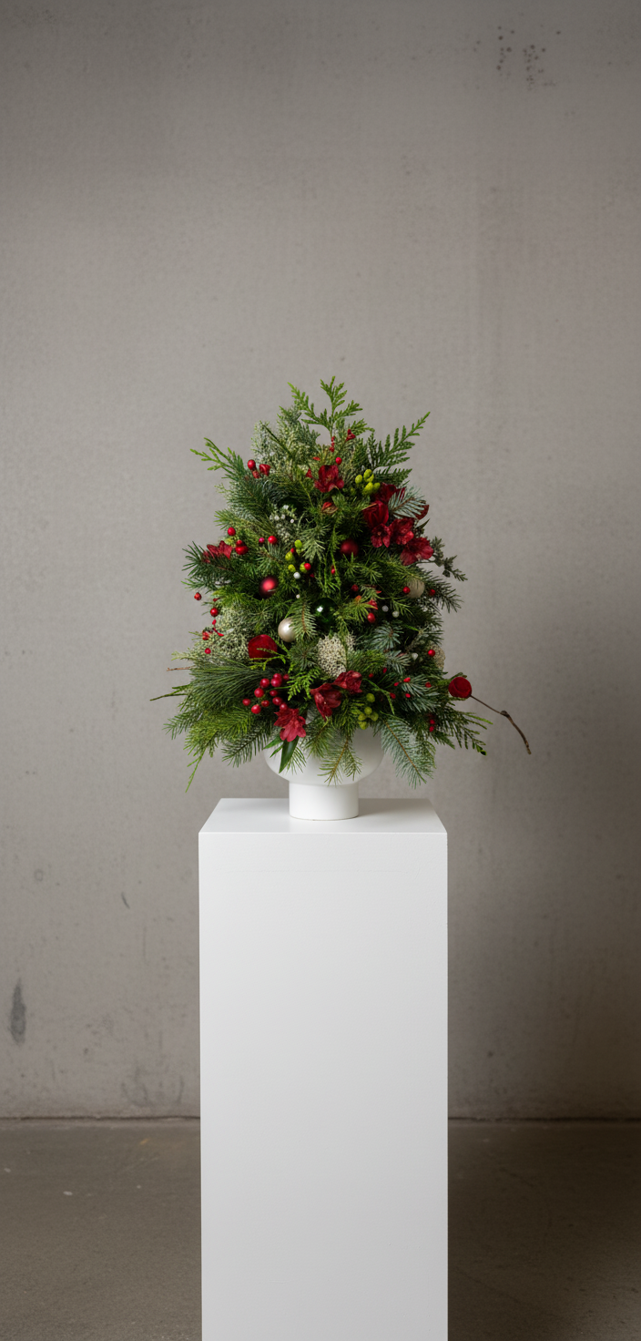 Large Holiday Arrangement OR Tabletop Tree