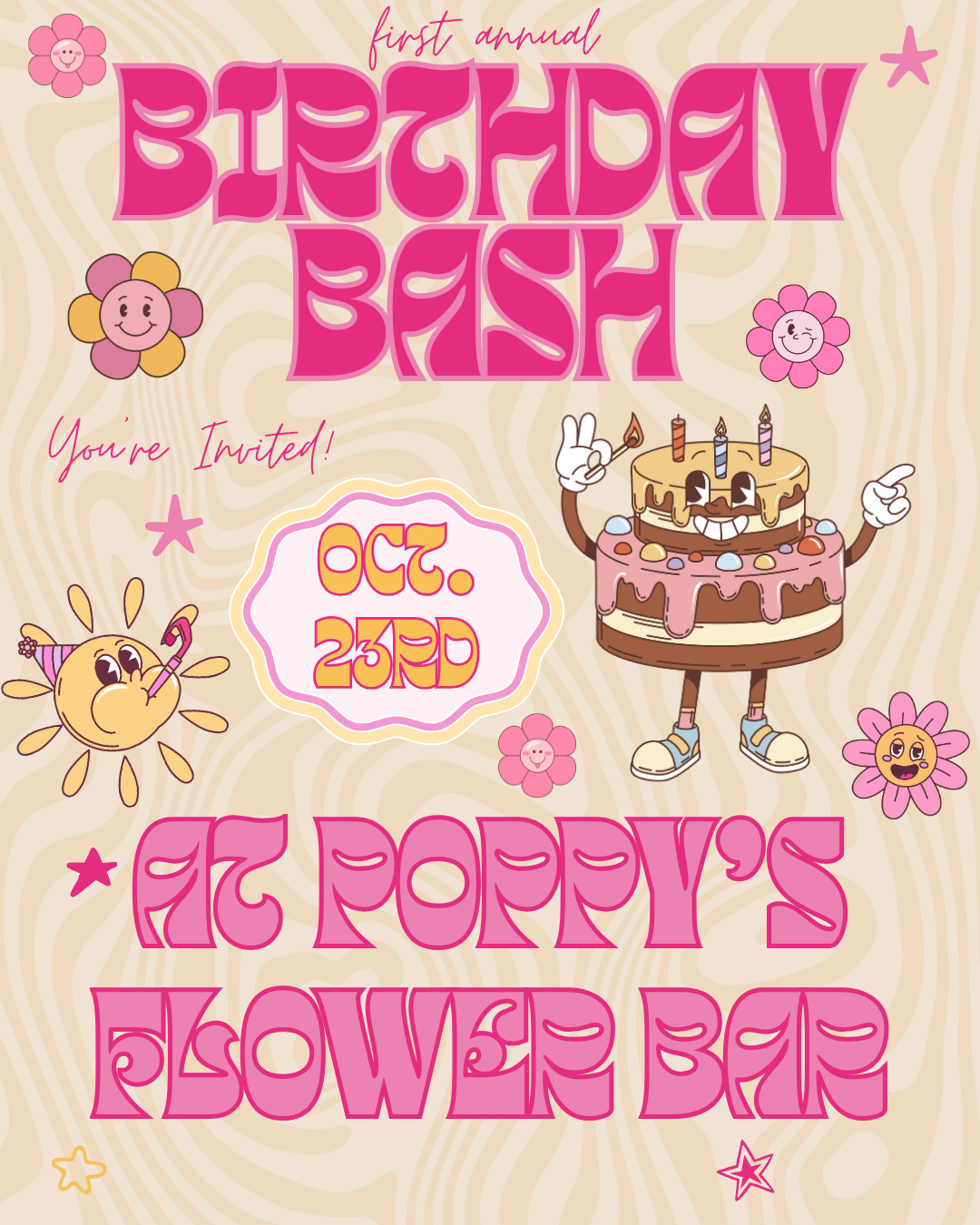 First Annual Poppy's Birthday Bash!