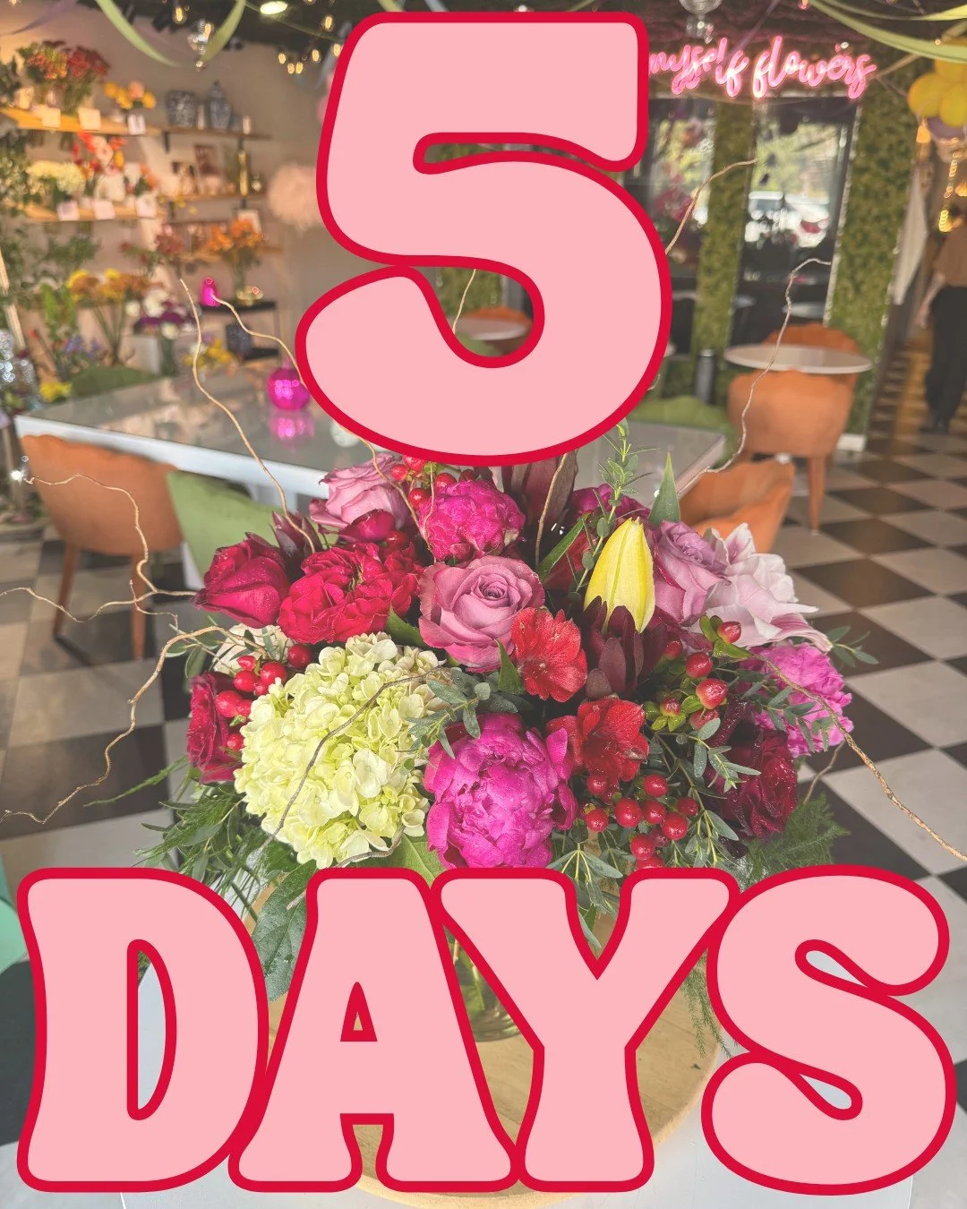 💘 5 DAYS UNTIL VALENTINE&rsquo;S DAY 💘 The countdown is officially on 💐💕

Valentine&rsquo;s flowers are coming in hot, and they are GOOD. Think romantic blooms, build your own bouquets, and arrangements made with so much love. Whether it&rsquo;s 