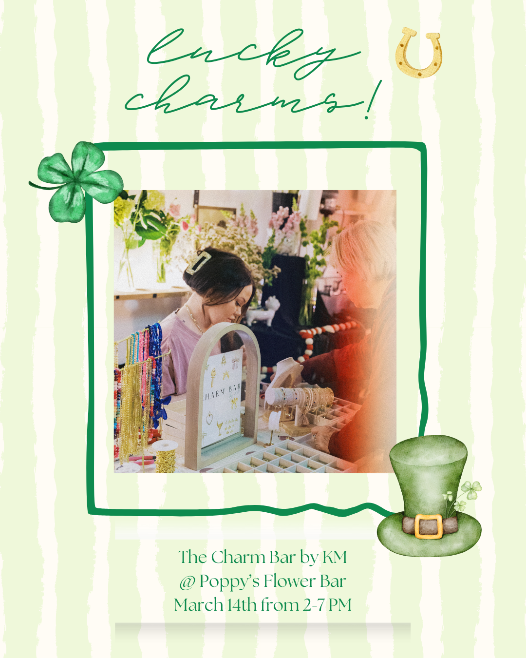 The Charm Bar by KM LUCKY CHARMS Pop-Up