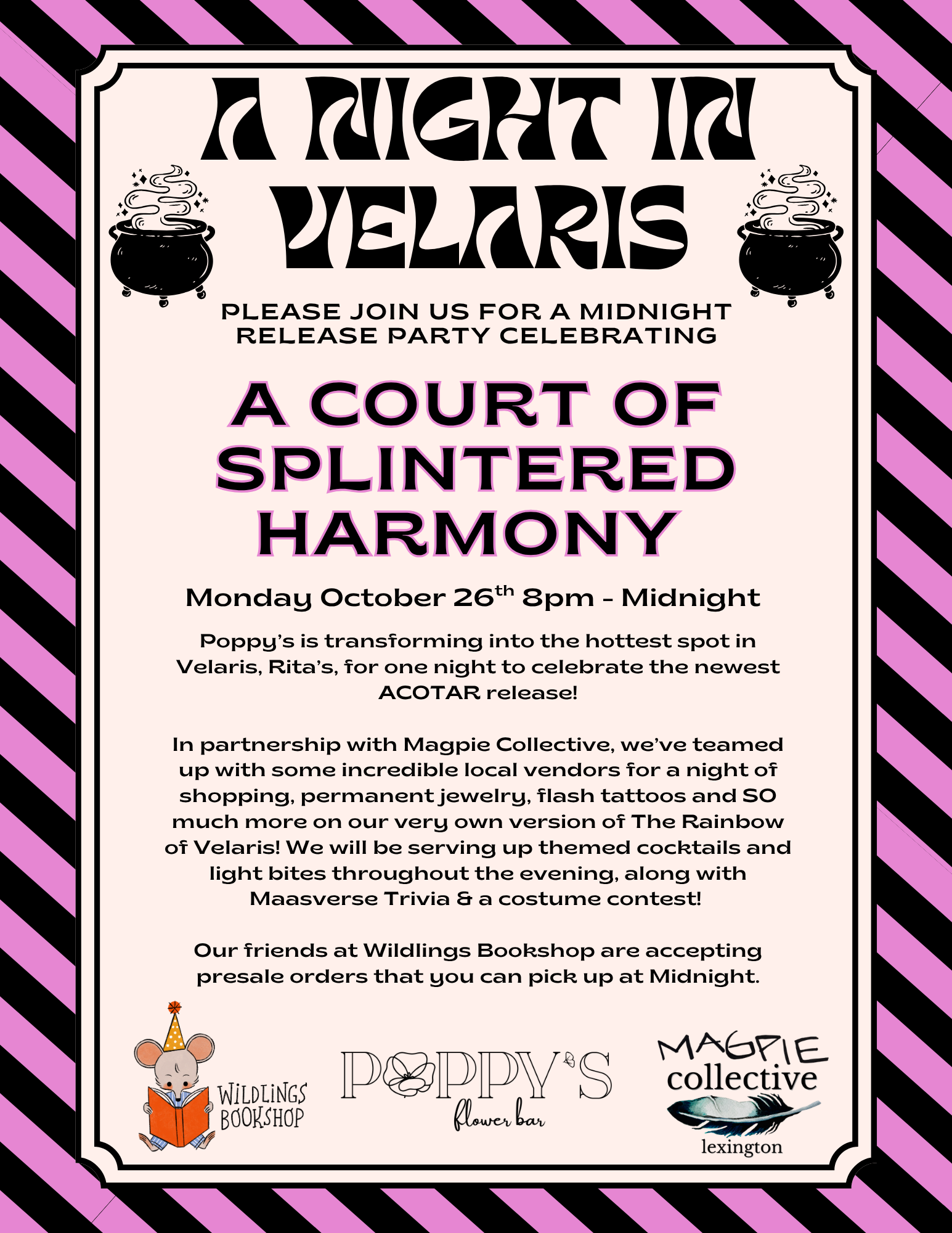 A NIGHT IN VELARIS - Celebrate the Newest ACOTAR Book - MIDNIGHT RELEASE PARTY