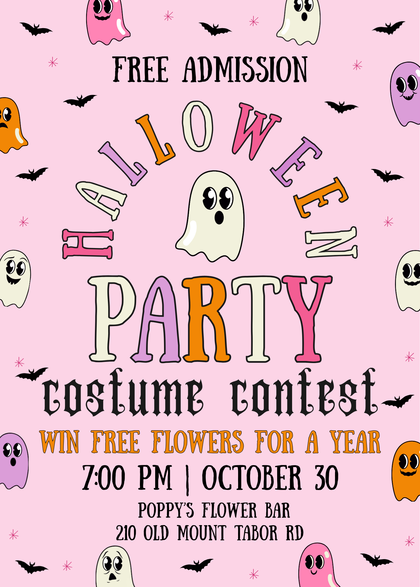 POPPY'S SECOND ANNUAL HALLOWEEN PARTY & COSTUME CONTEST