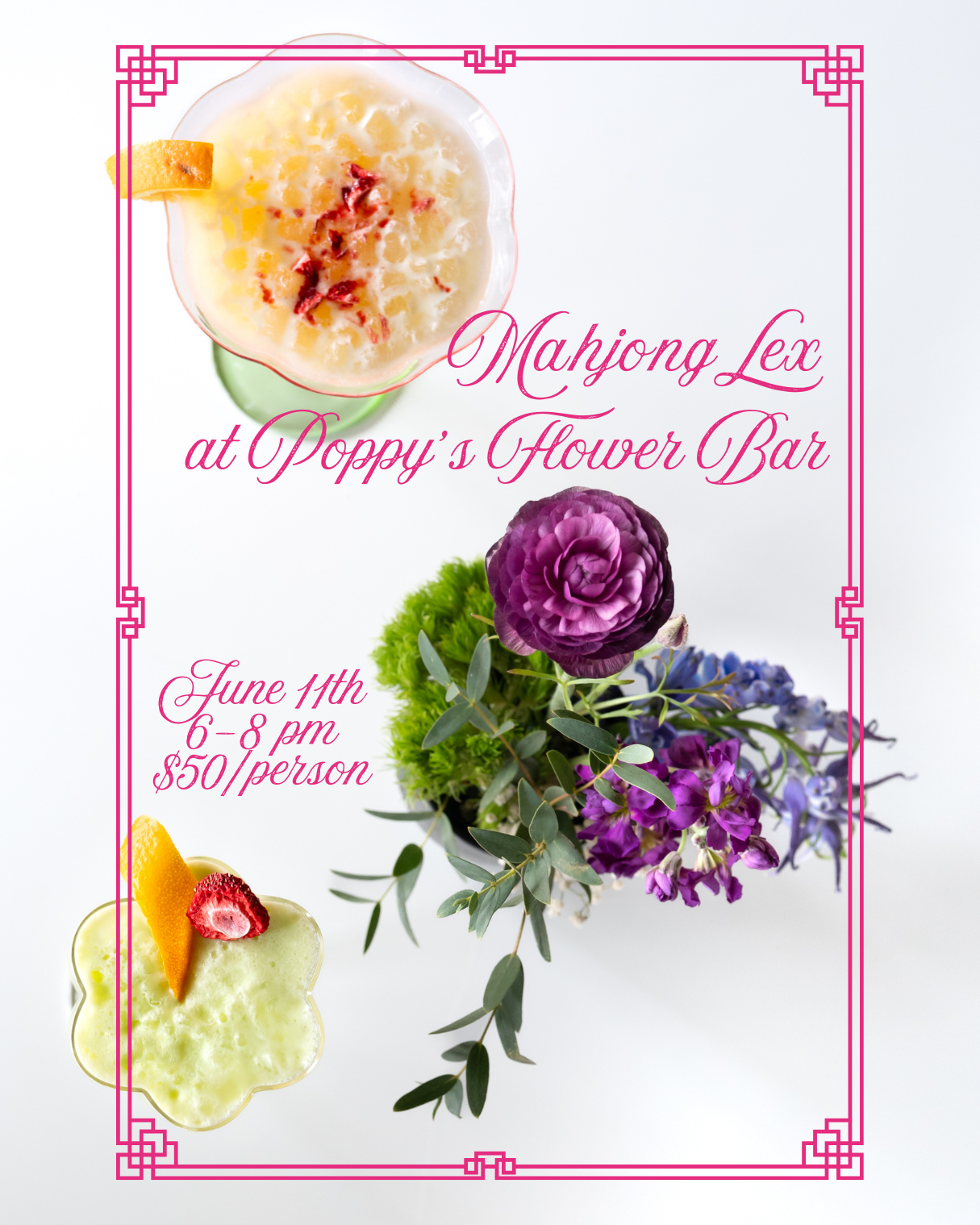 Mahjong Lexington Class — Poppy's Flower Bar
