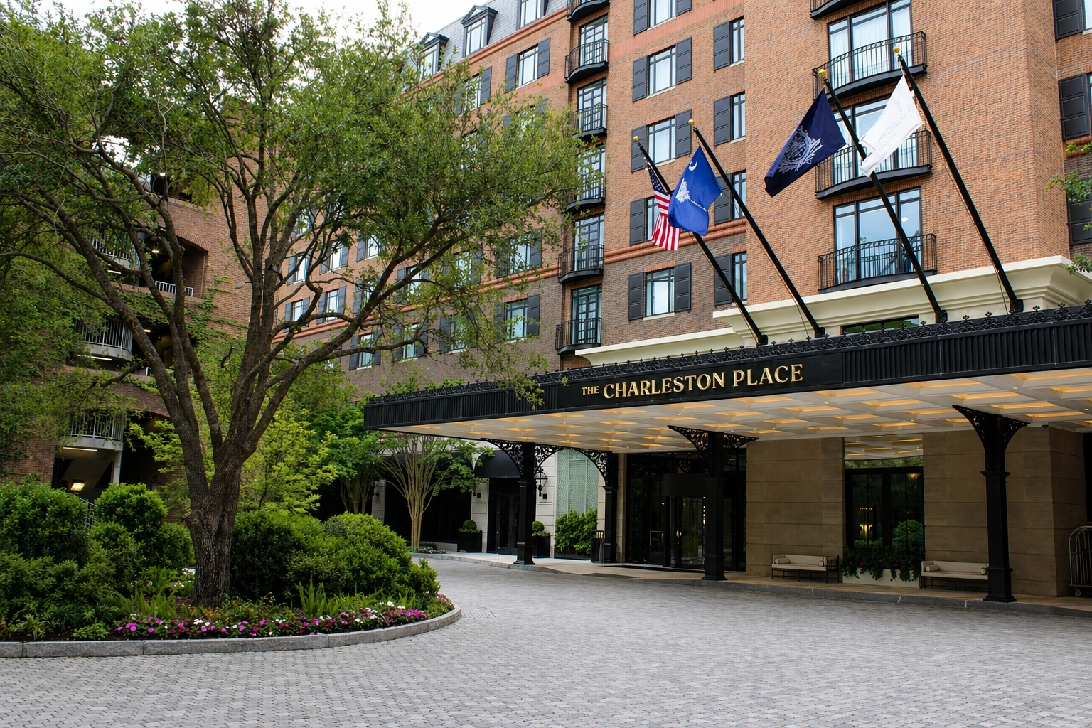A Grand Arrival Reimagined: The Completed Allée at The Charleston Place