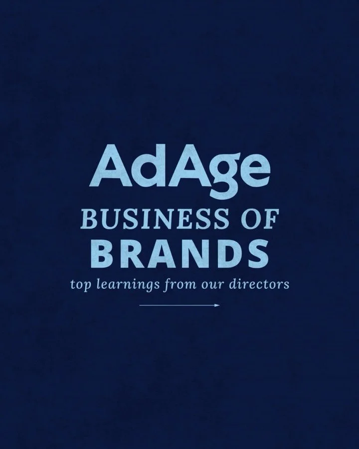 Our directors of Strategy, Creative, and Activation brought back some awesome insights from @adage Business of Brands in Chicago last week! We had a great time networking with so many other amazing agencies and brands