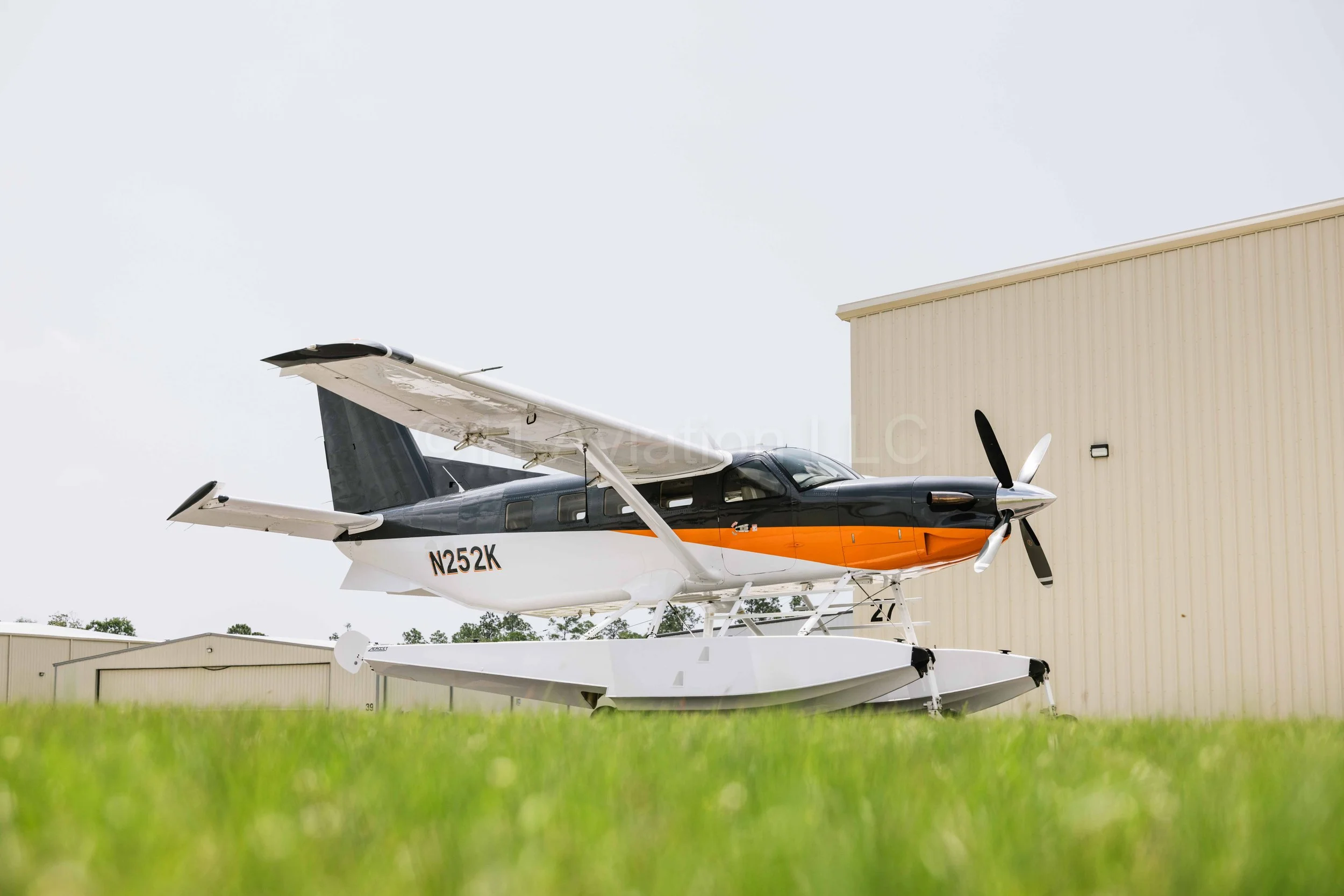 A Legacy model 2017 Daher Kodiak 100 with floats.