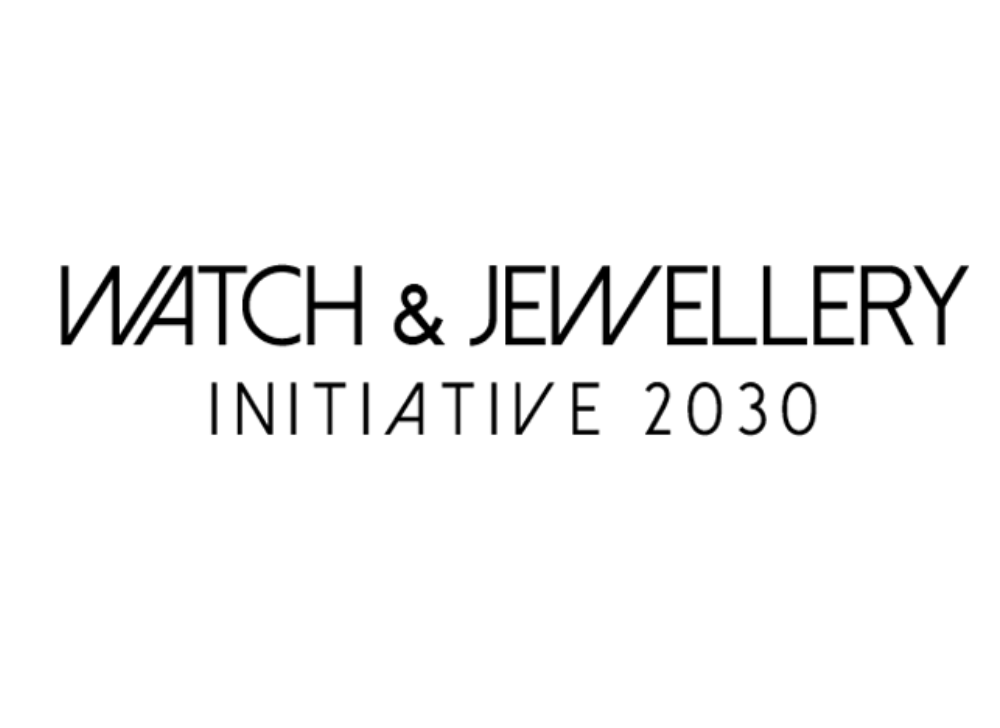 Logo for Watch & Jewellery Initiative 2030 with black text on a white background.