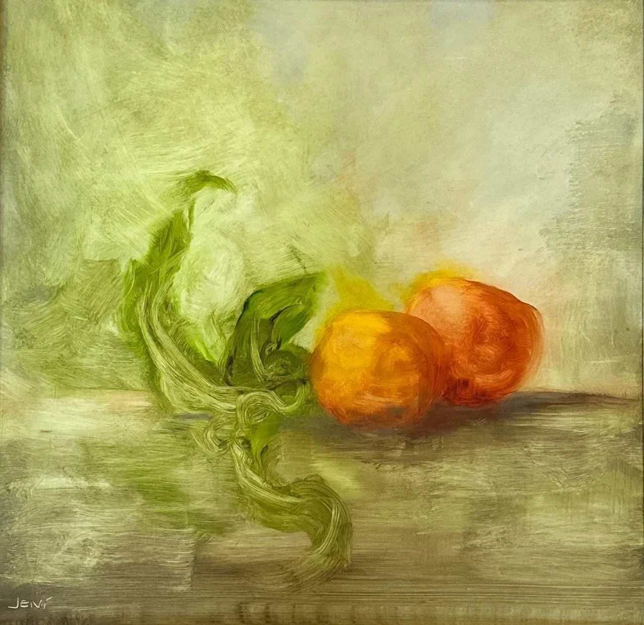 Summertime Sweet - Oil on panel 16" x 16"