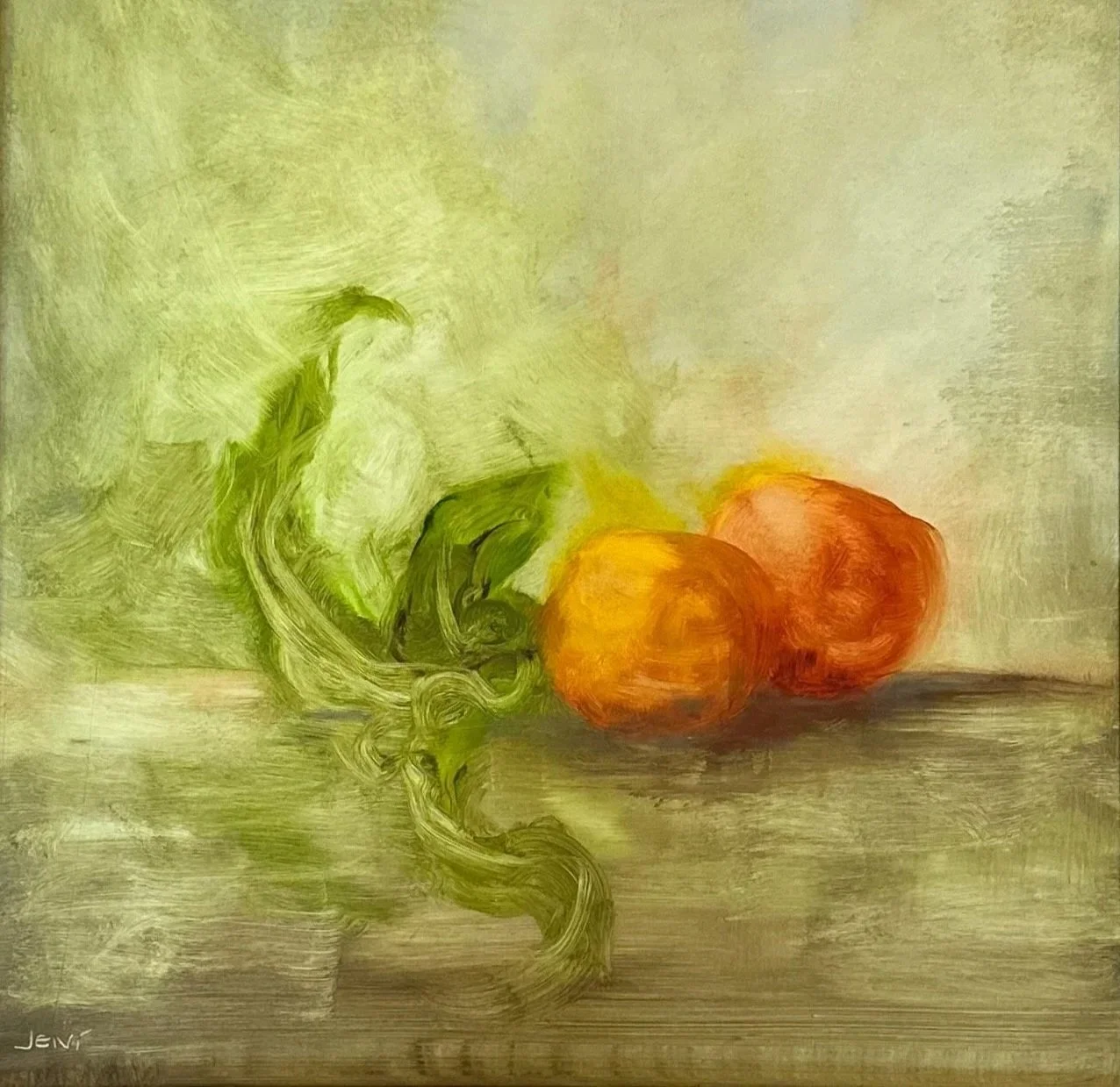 Summertime Sweet- Oil on panel 16" x 16"