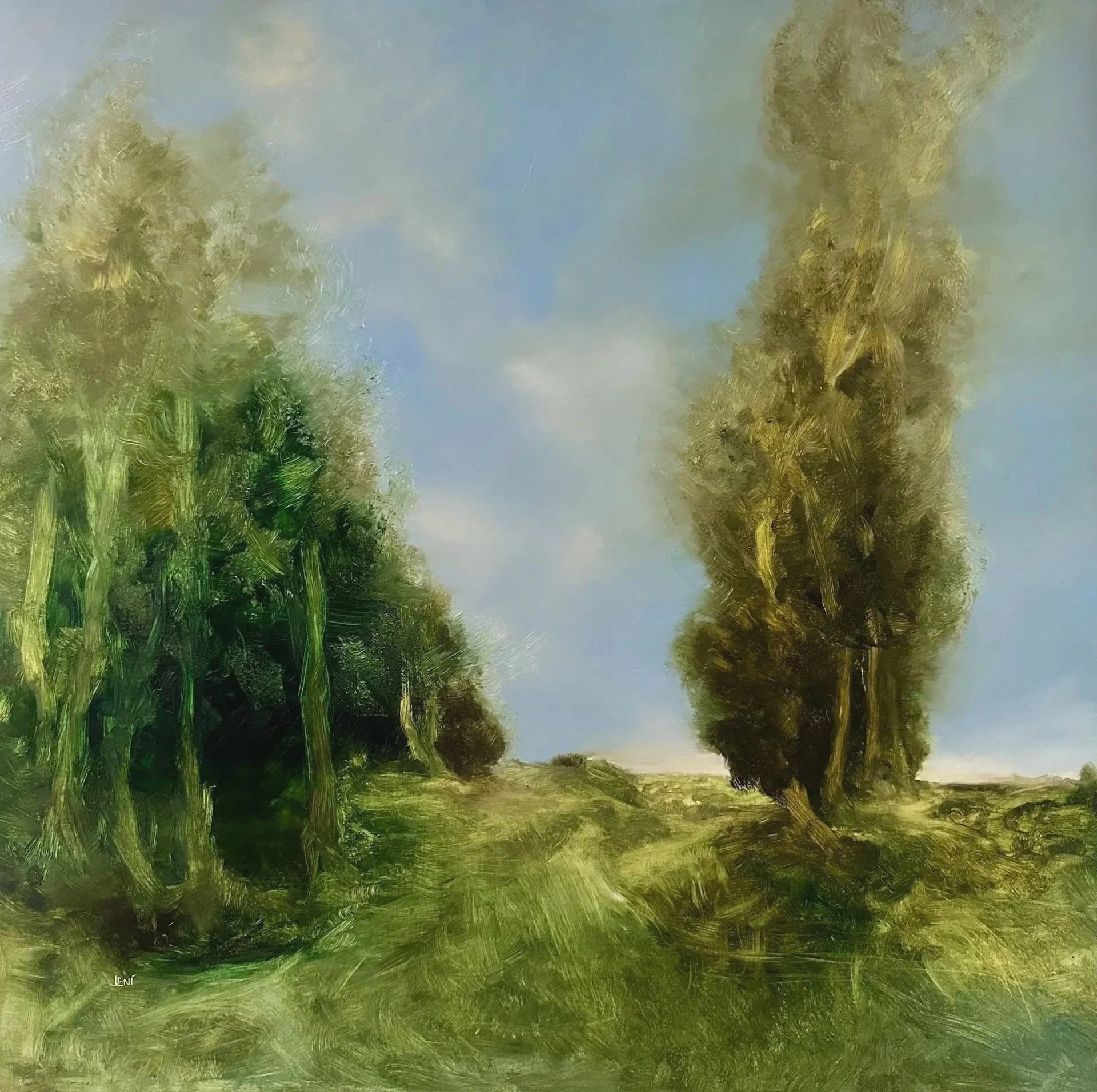 Paul's Path - Oil on panel - 36x36IN