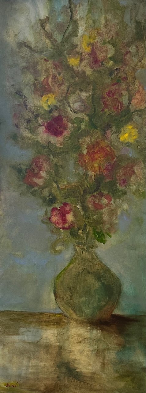 Fall Bouquet - Oil on canvas 40" x 16".jpeg
