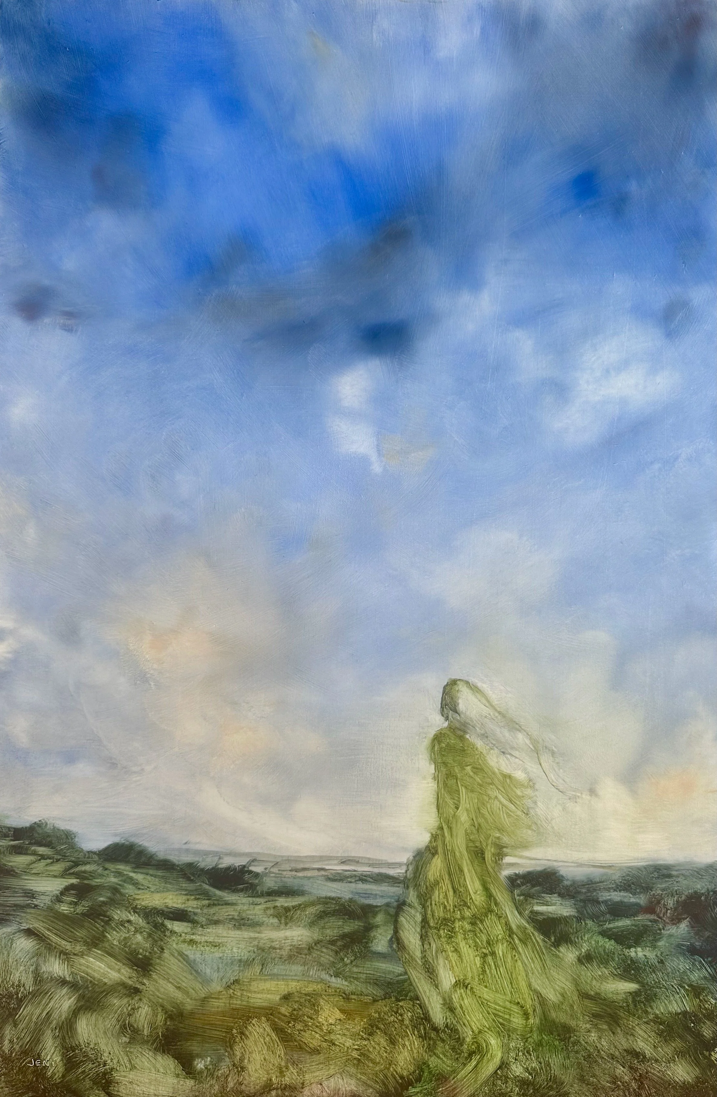 Remembering You - Oil on wood panel 36" x 24"