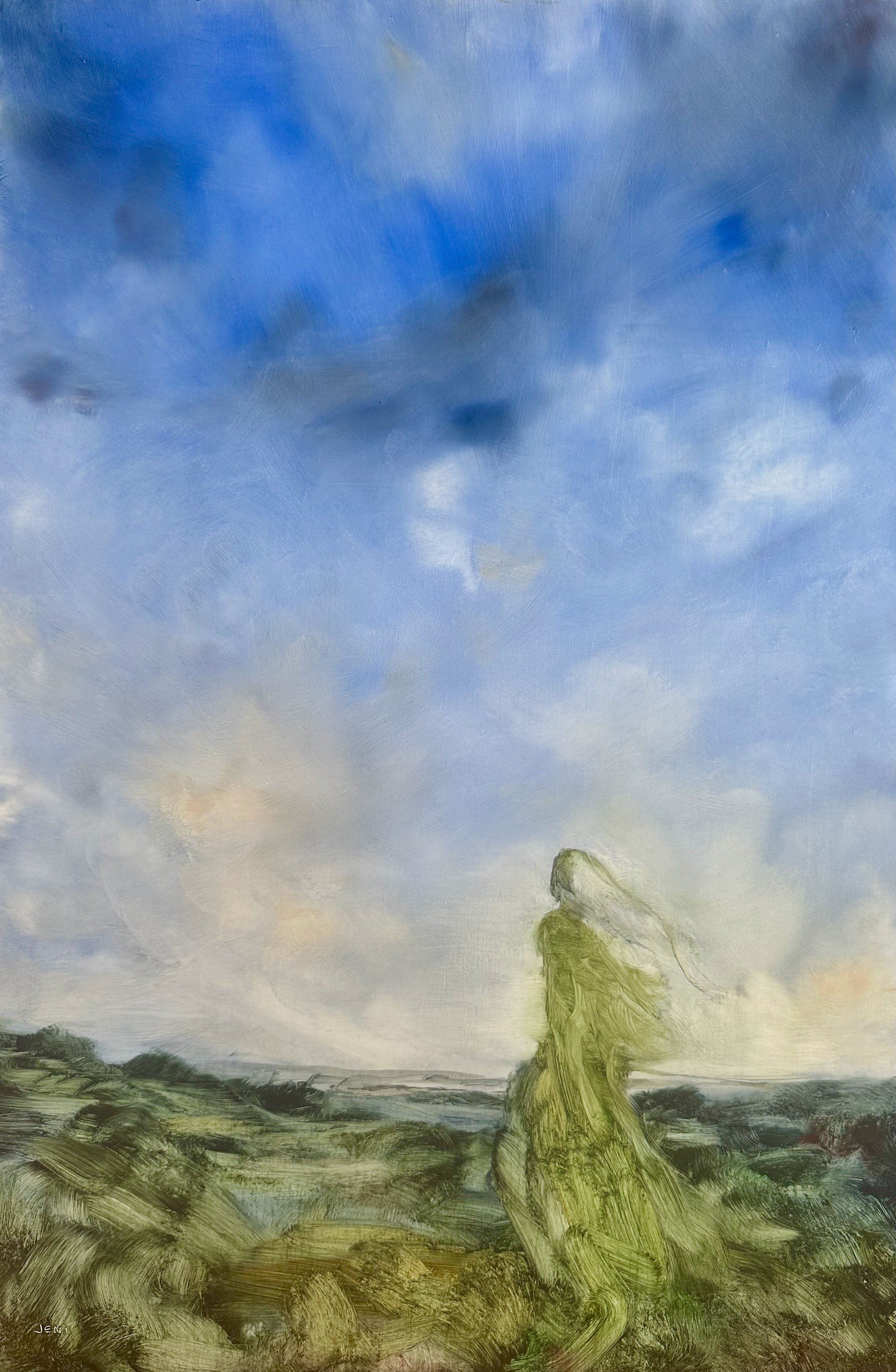 Remembering You - Oil on wood panel 36" x 24"