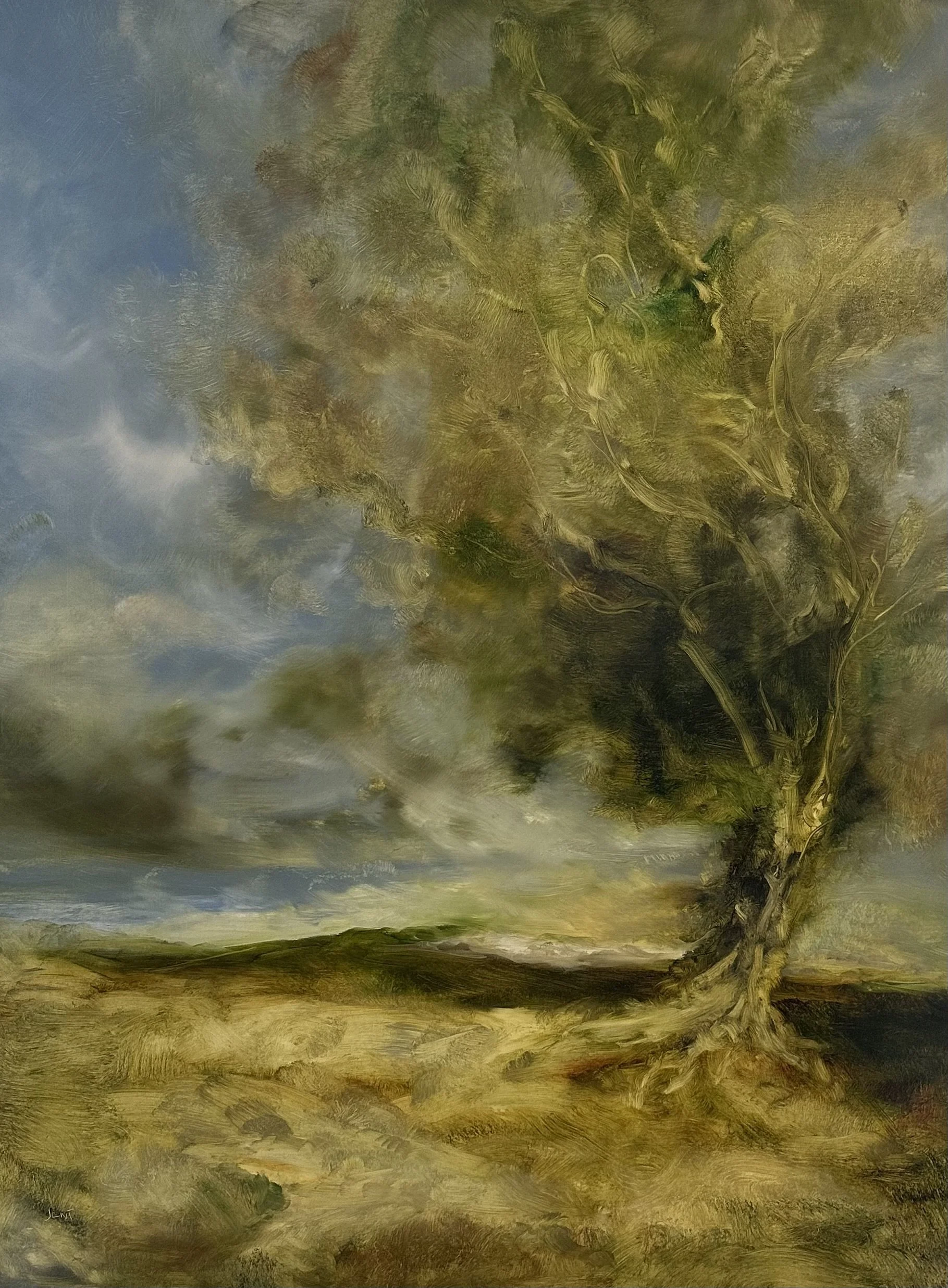 The Wind Through My Fingers - Oil on wood panel 48" x 36"