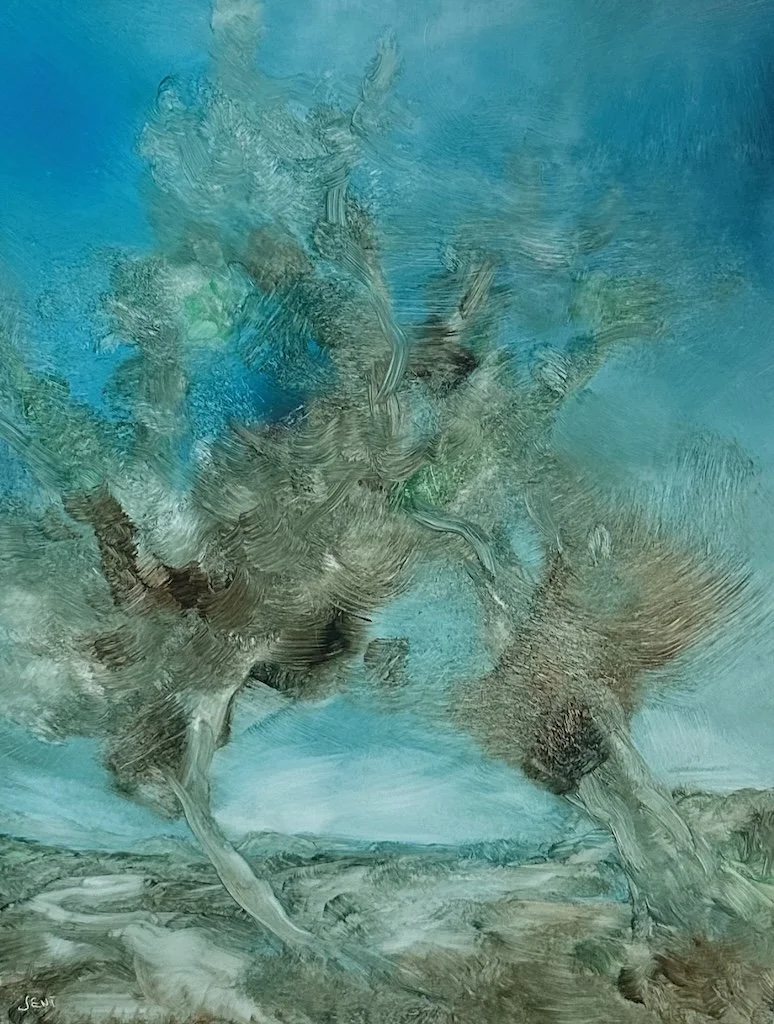 Rivalry - Oil on MDF panel 16" x 12" - Diptych