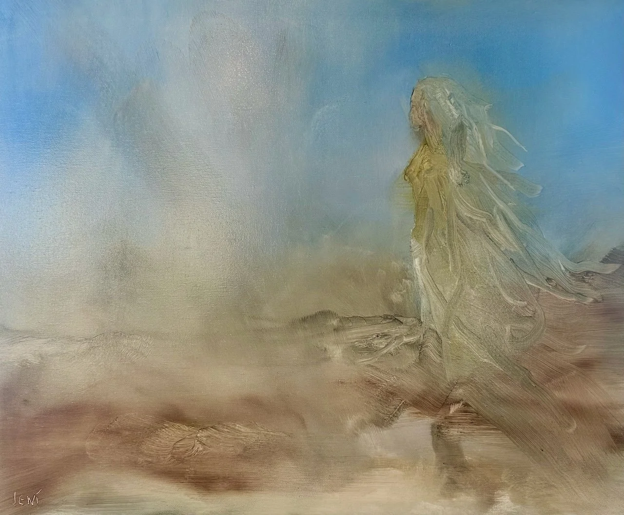 Starling - Oil on canvas 18" x 24"