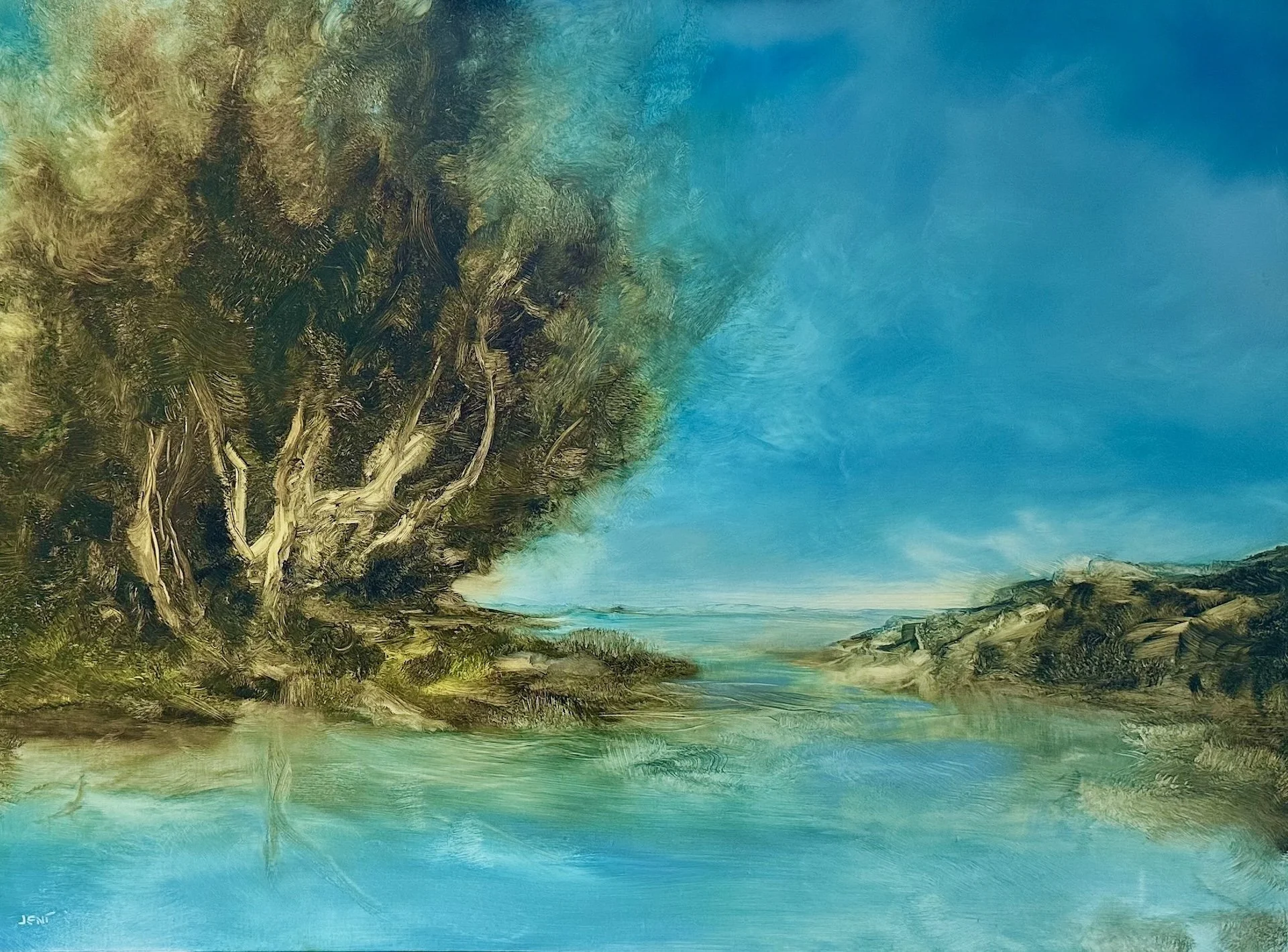 Secret Spot - Oil on panel - 36x48IN