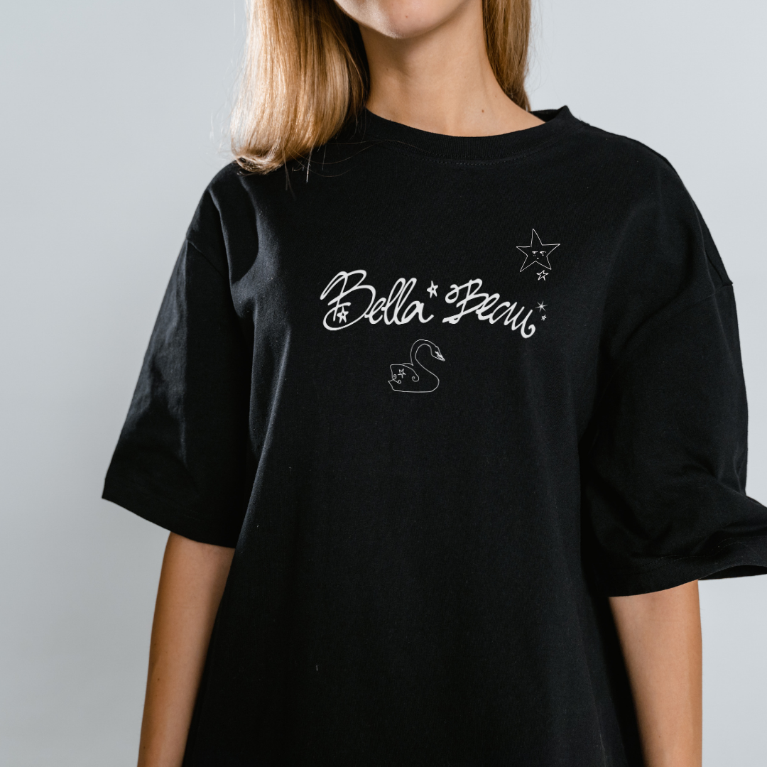 Bella Beau Black Tee