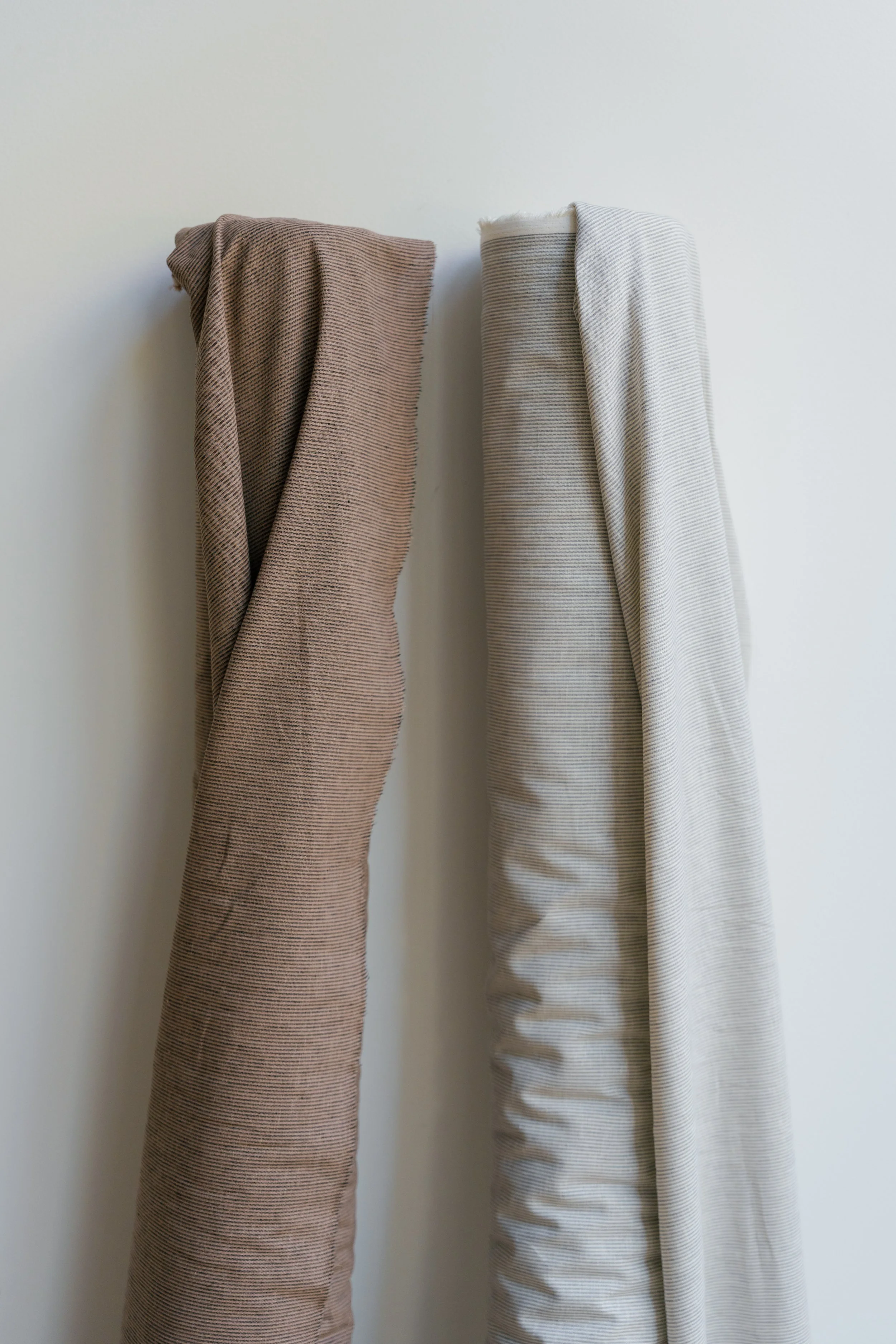 Striped Linen & Cotton Blend