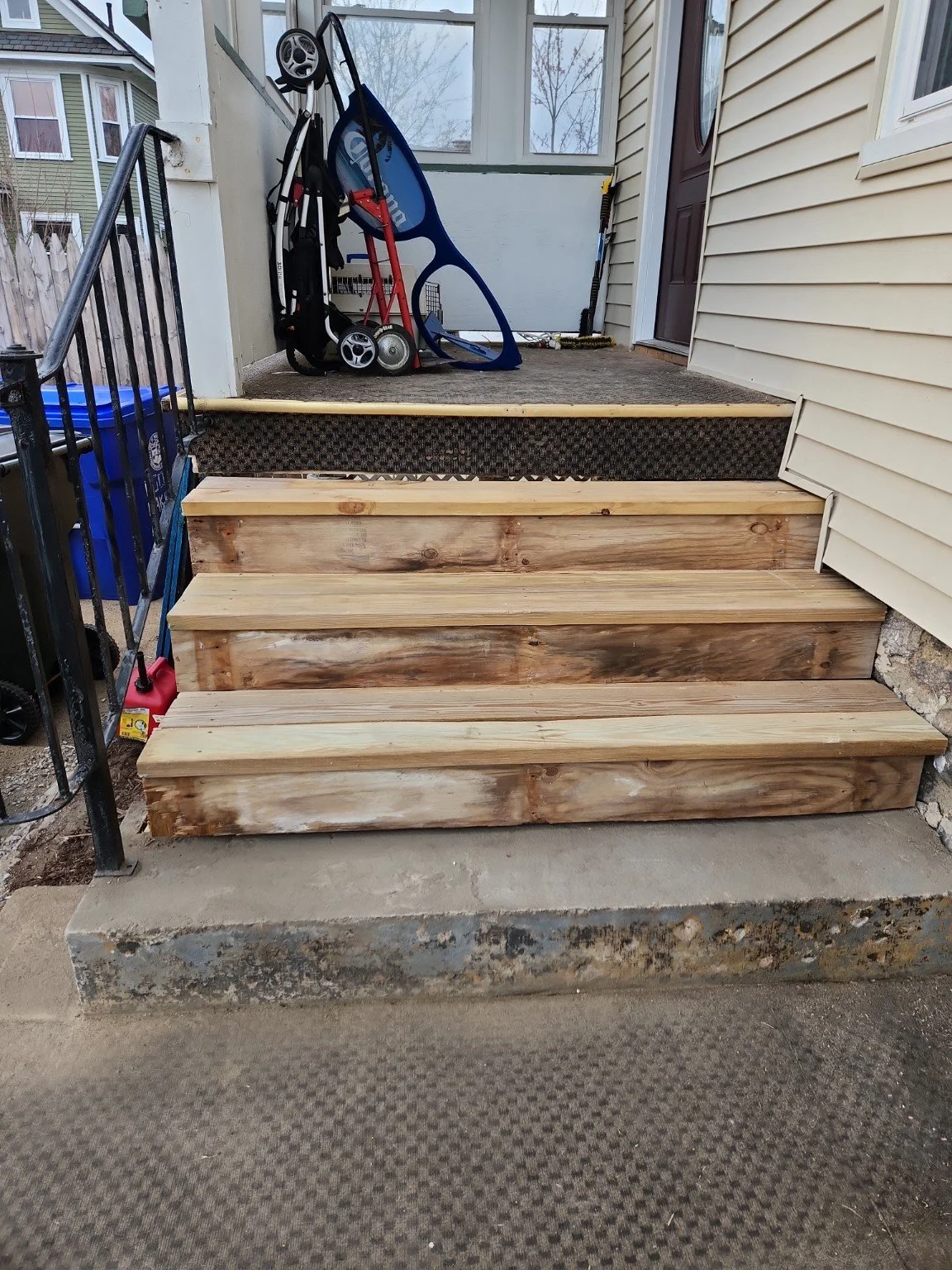 Deck Stair Structural Repair - Manchester, NH
