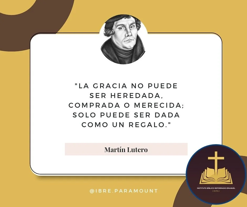 Reflexionando en la Reforma: La gracia de Dios transforma vidas. #SolaGratia #MartinLutero #ReformaProtestante #TeologiaReformada #SolaScriptura #SolaFide #SolaGratia #SolusChristus #SoliDeoGloria #DoctrinaReformada #CristianismoReformado