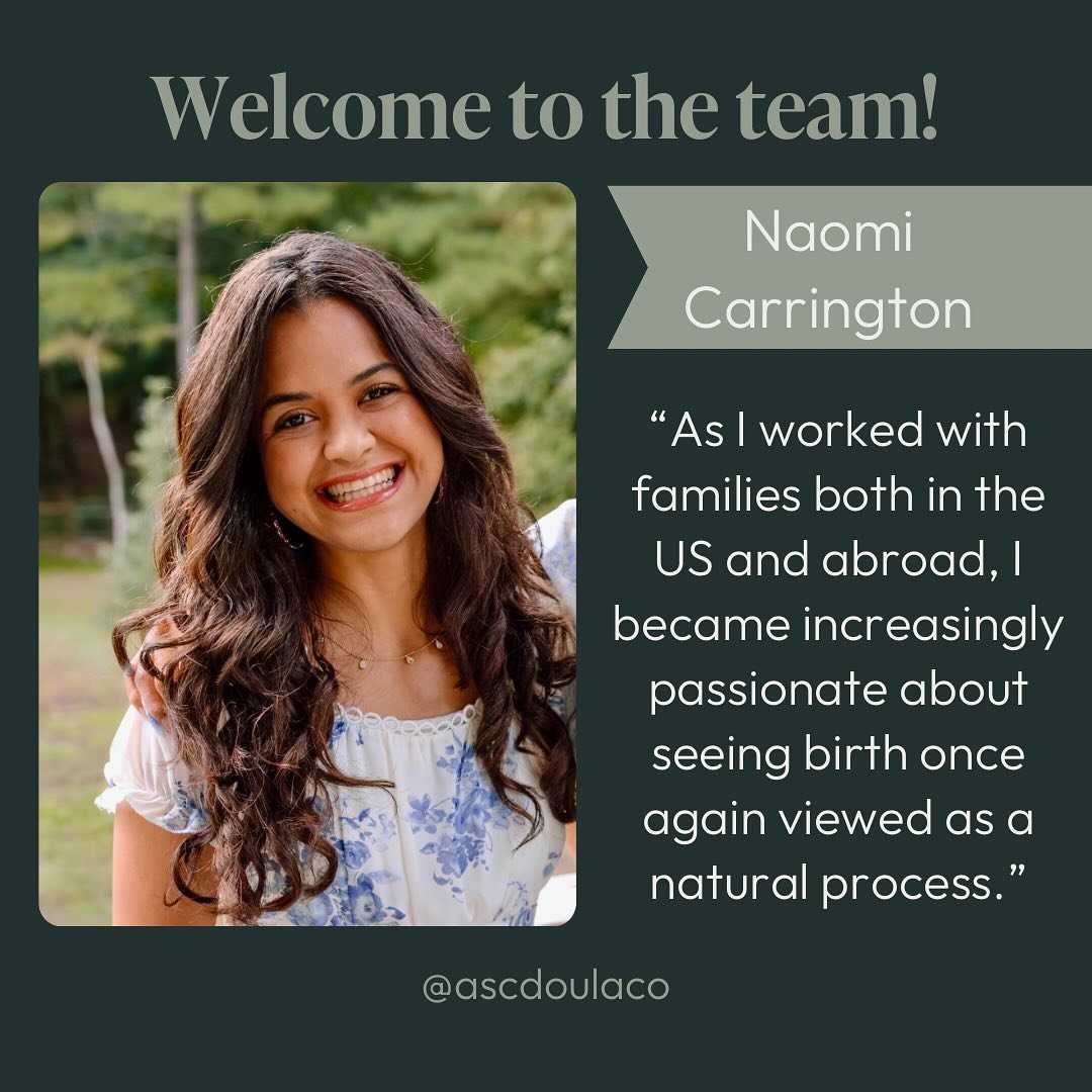 Welcome to the team, Naomi!

&ldquo;Hey, I&rsquo;m Naomi! I am a follower of Christ and a certified doula, childbirth educator and breastfeeding counselor. My training was through International Doula Institute. I grew up in a family of eight with fou