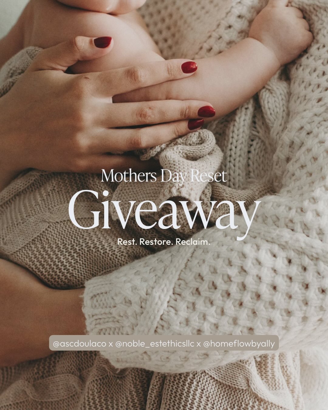 MOTHERS DAY GIVEAWAY ✨ Because moms deserve more than just flowers💐

This Mother&rsquo;s Day, three sister-owned businesses are gifting ONE mother the ultimate support package:

👩&zwj;🍼 FREE 4-hour doula day shift OR 50% off an 8-hour night shift 