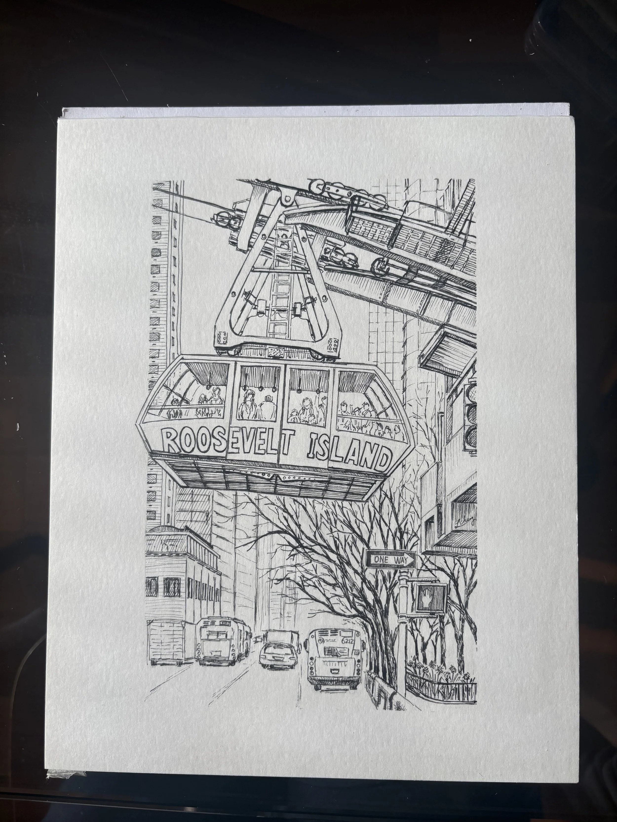 Limited edition print - Roosevelt Island Tram
