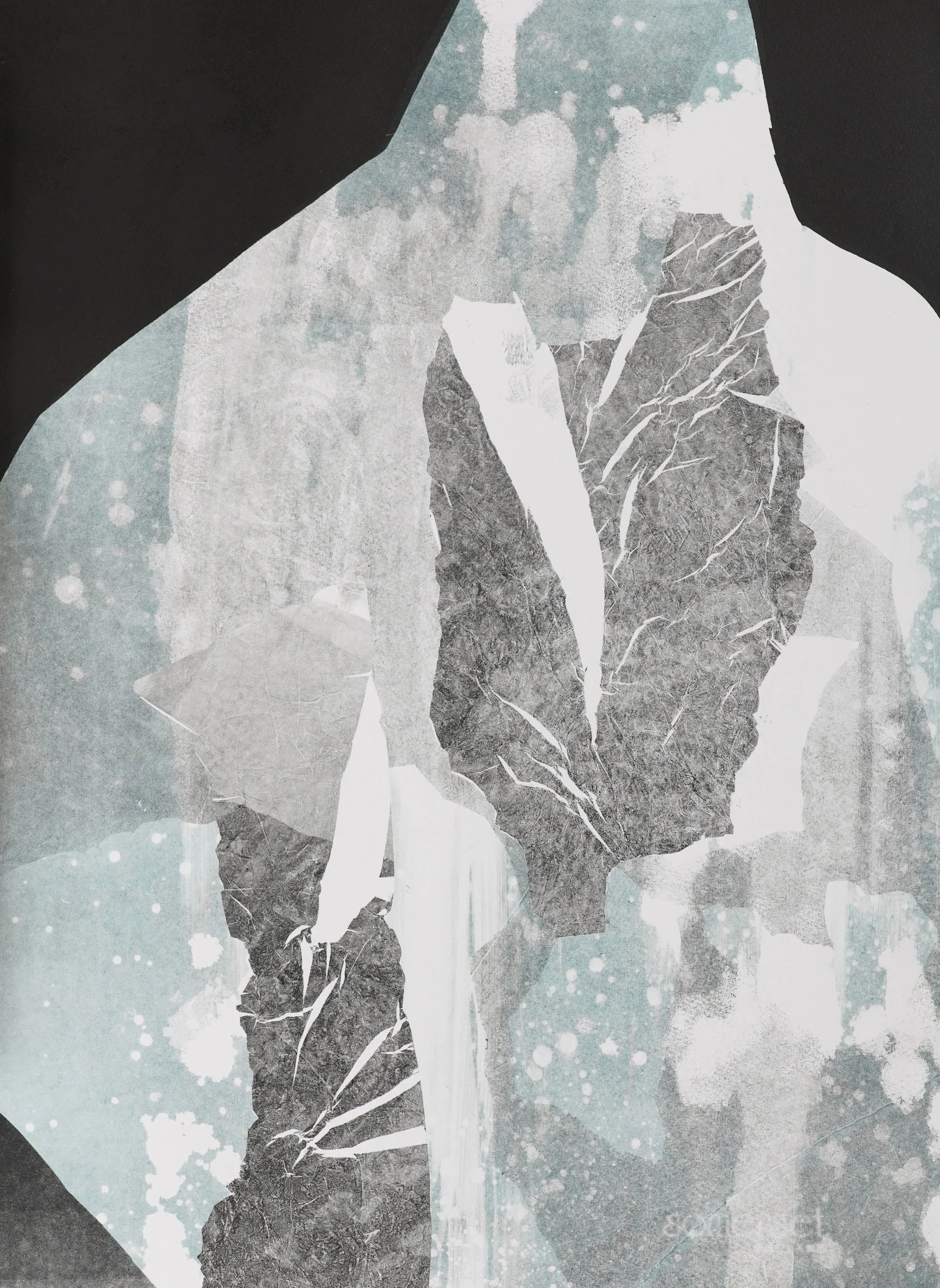 Quiet Fracture, monotype, 42 x 53cm, 2025