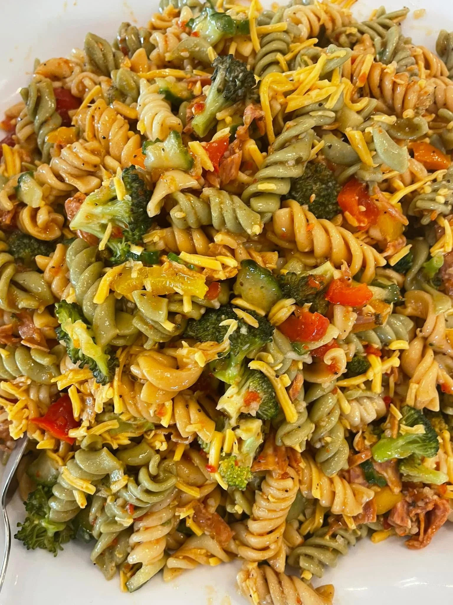 Tricolored Pasta Salad