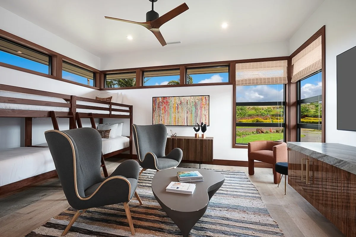 Ivory Cove Interiors - Grounded in Place - Guest Bunk Room 