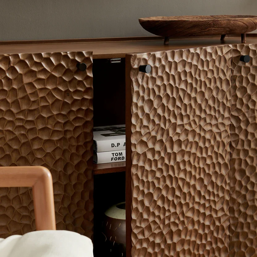 IC Atelier Hammered Walnut Sideboard 6