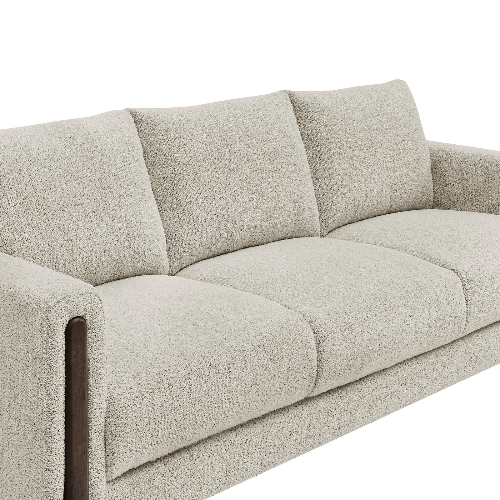 StyledU by IC Ellison Bouclé Sofa in Parchment 6
