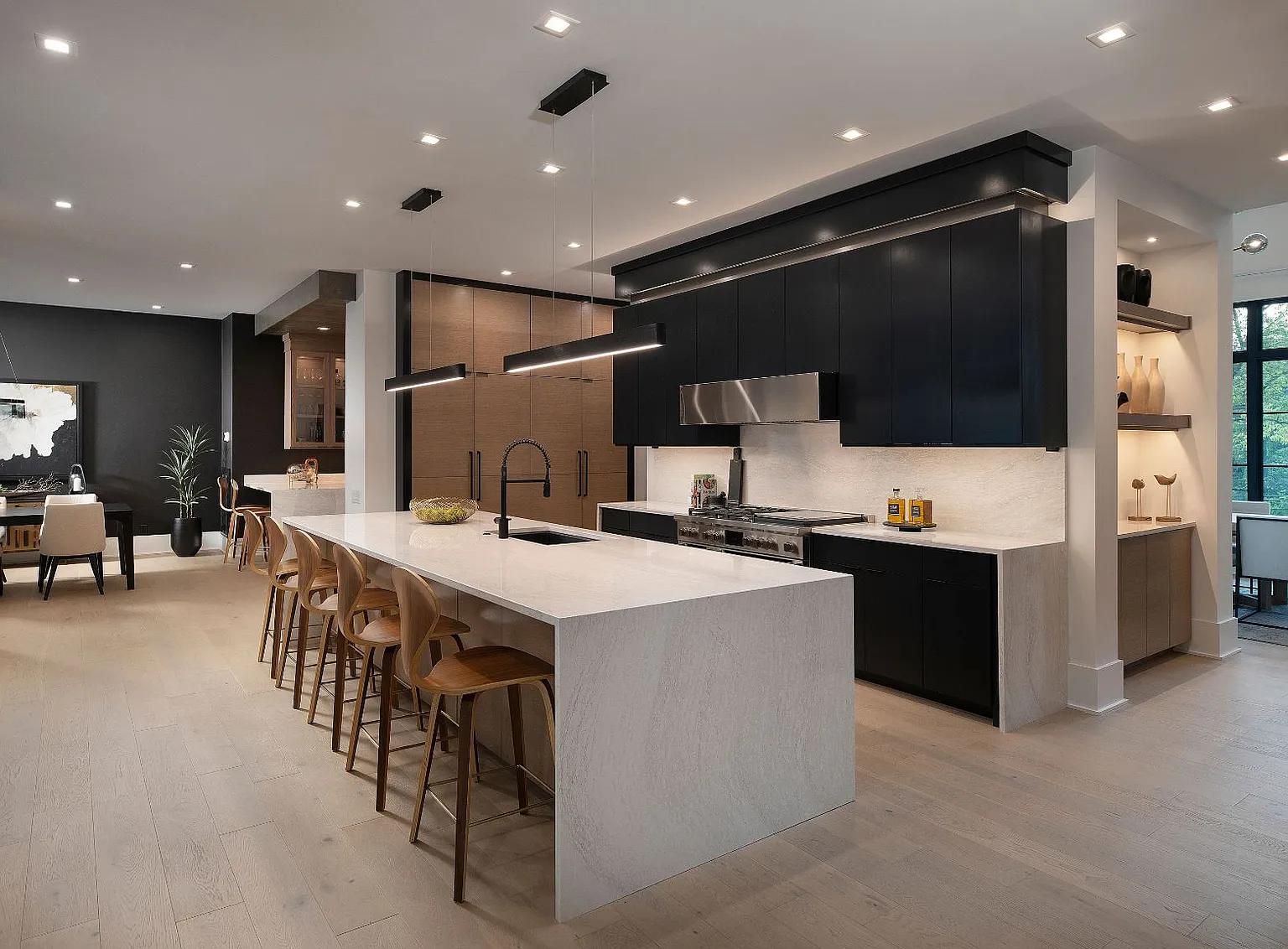 Ivory Cove Interiors NC Sweet Carolina Retreat Open Concept Kitchen