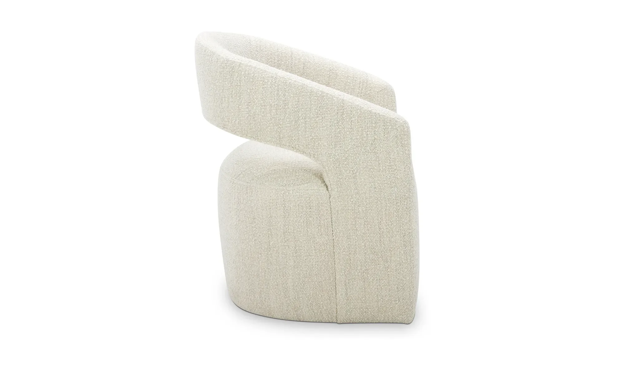 IC Presley Rolling Dining Chair - Ivory 3