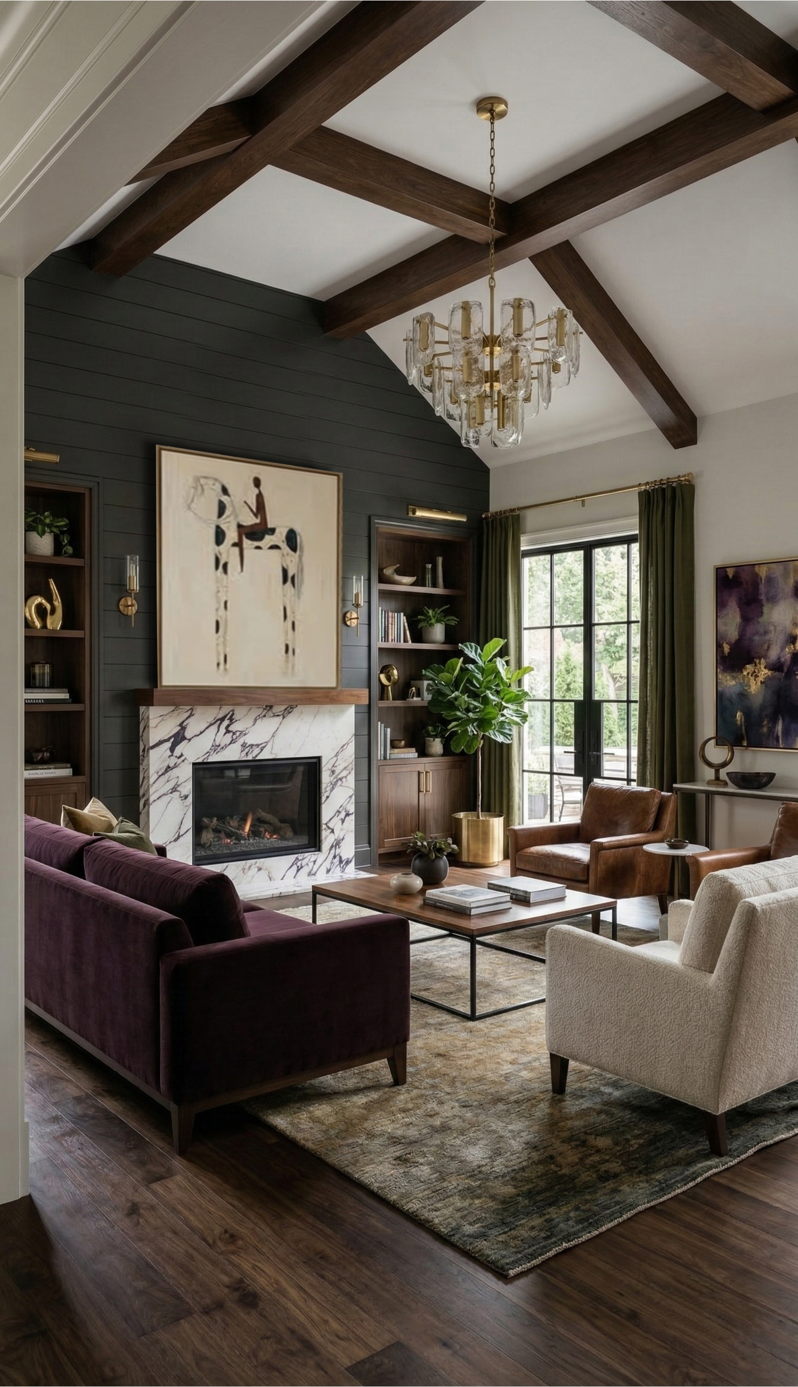 Ivory Cove Interiors - The Modern Hearth - Living Room View 2